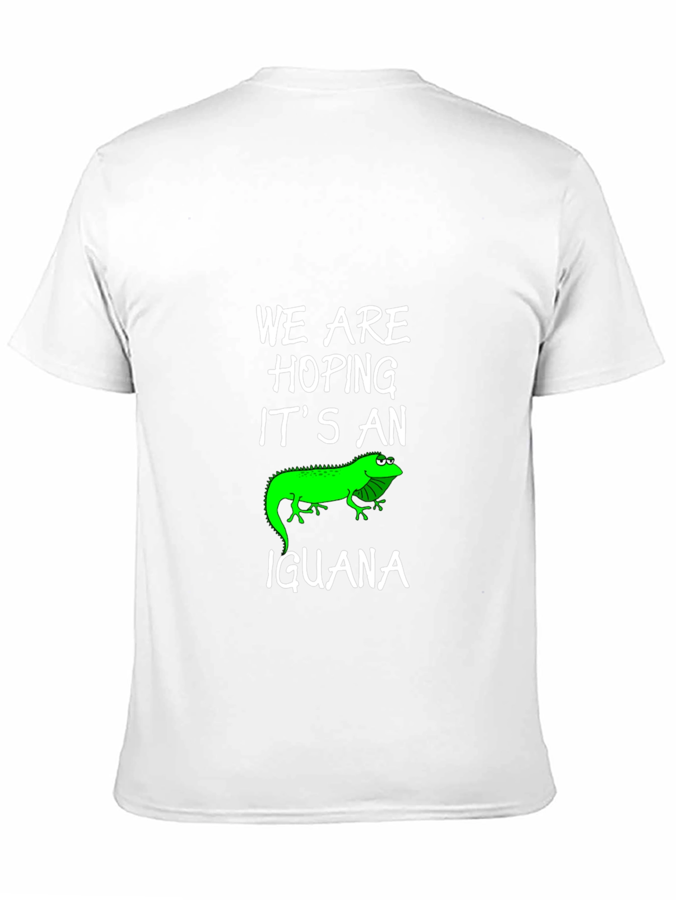 Camiseta Negra Iguana Divertida