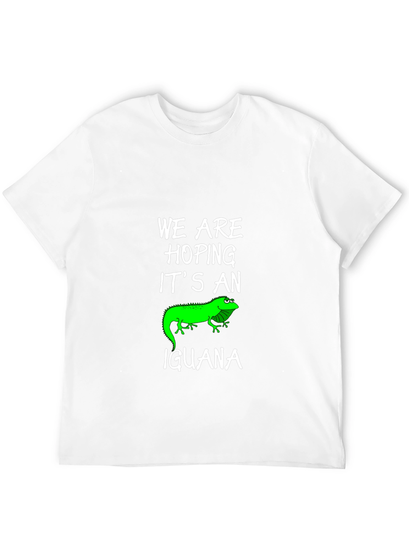 Camiseta Negra Iguana Divertida