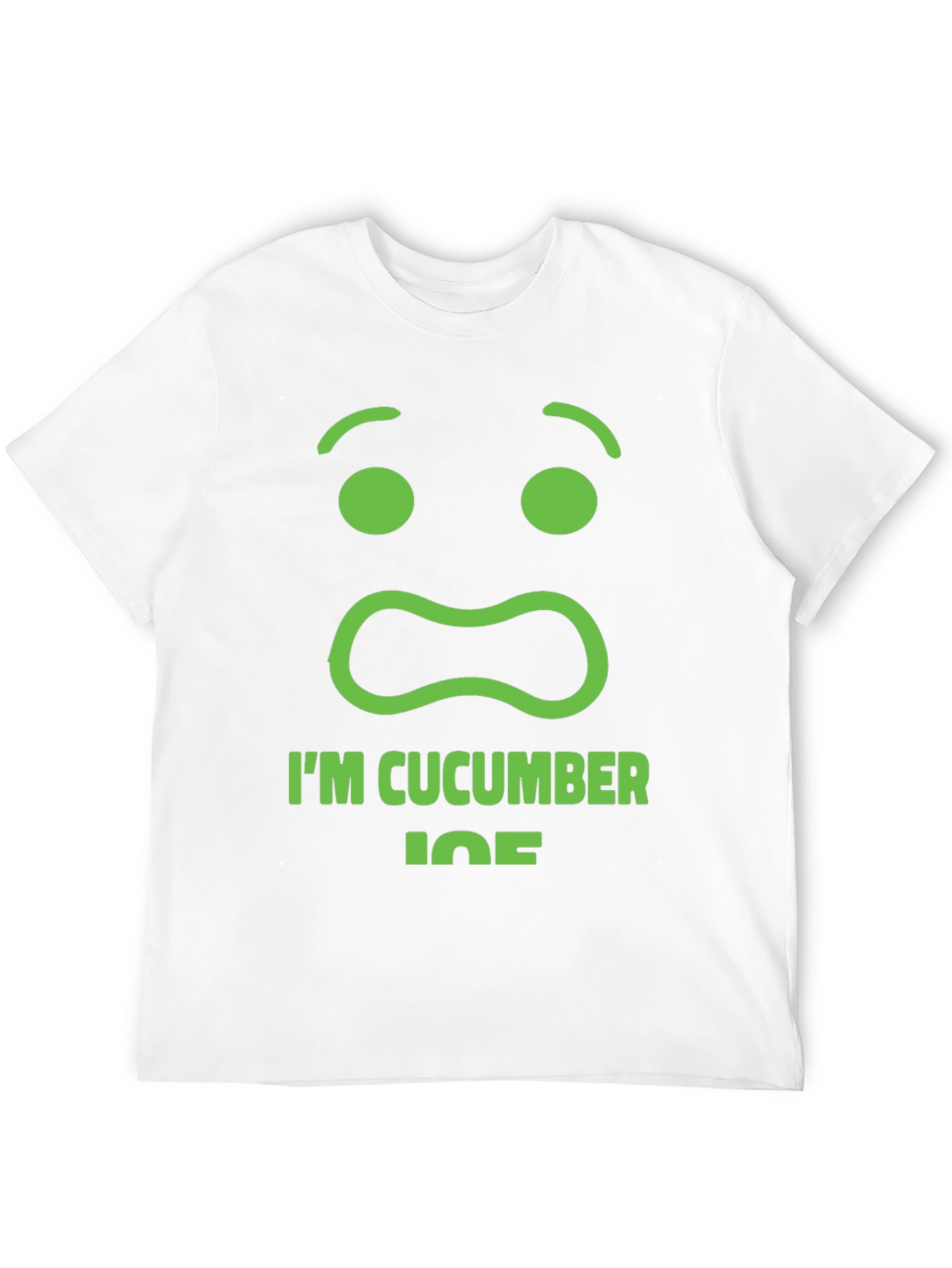 Camiseta Negra Im Cucumber Joe - Diseño Divertido