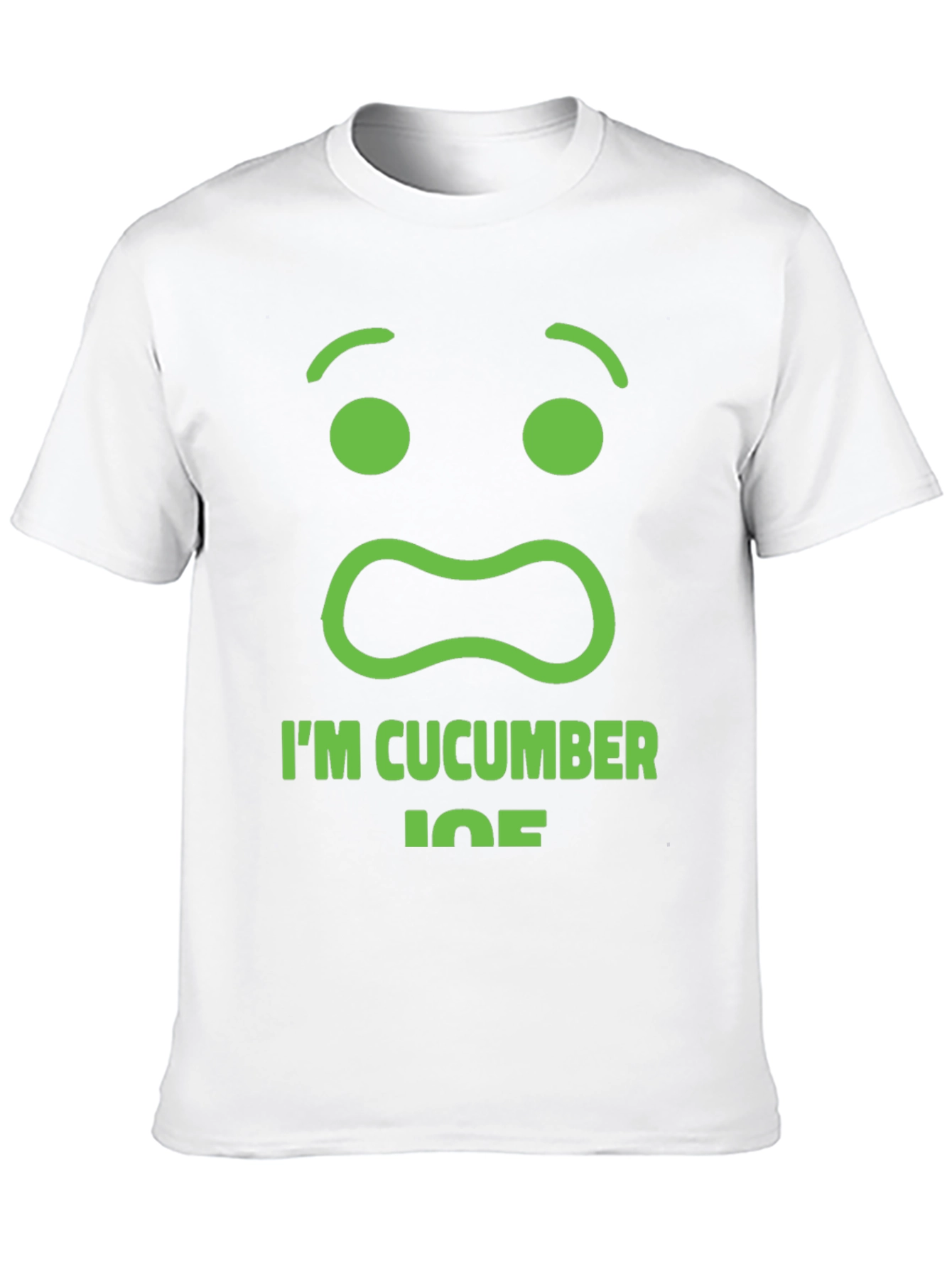 Camiseta Negra Im Cucumber Joe - Diseño Divertido