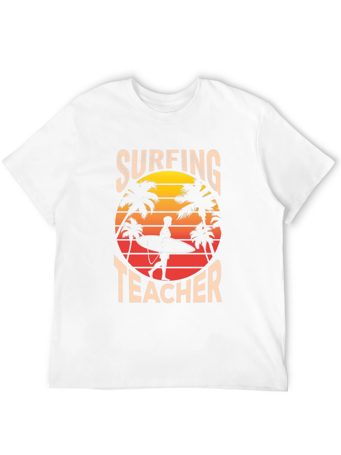 Camiseta Surfista Profesor Atardecer