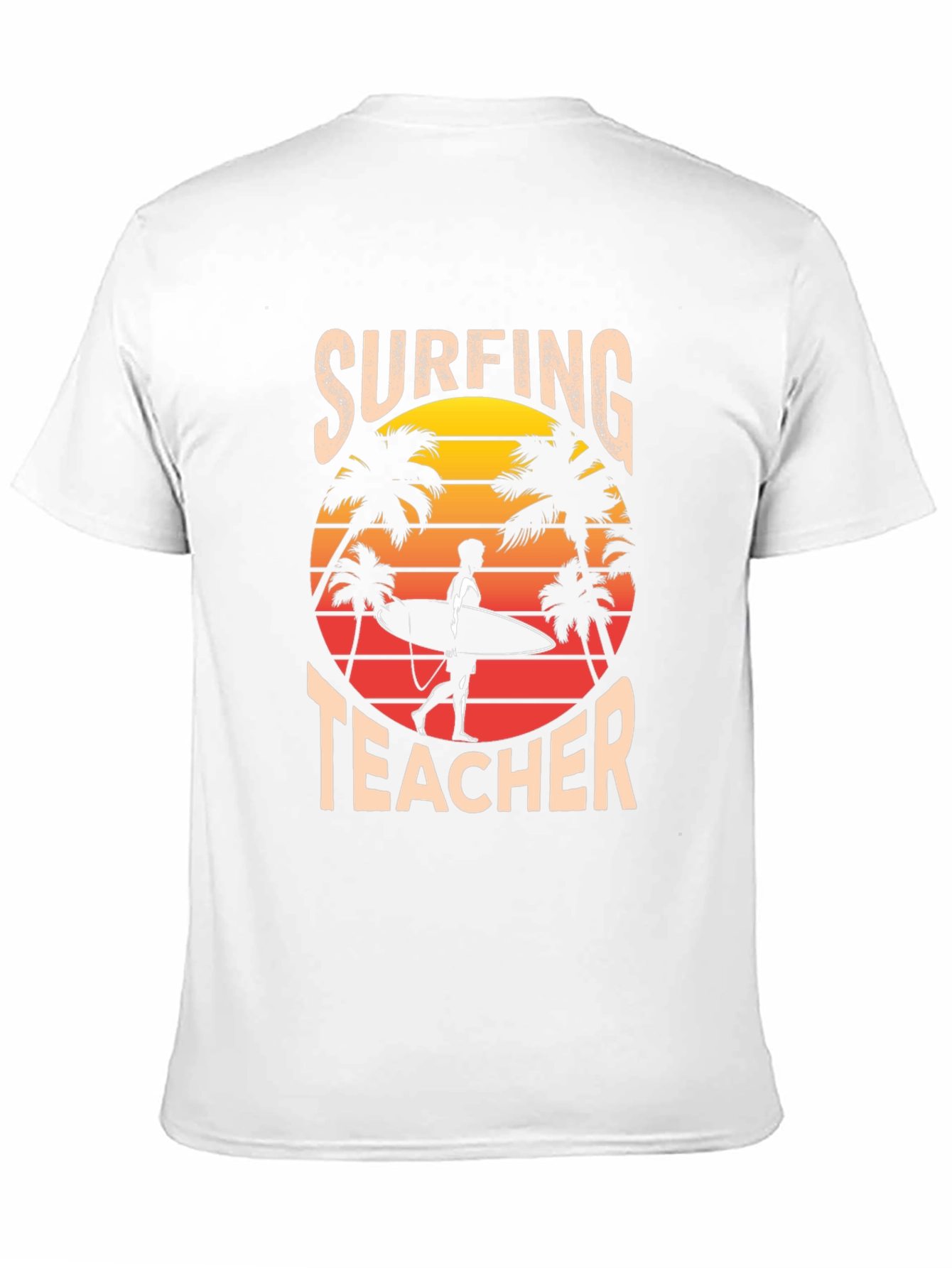 Camiseta Surfista Profesor Atardecer