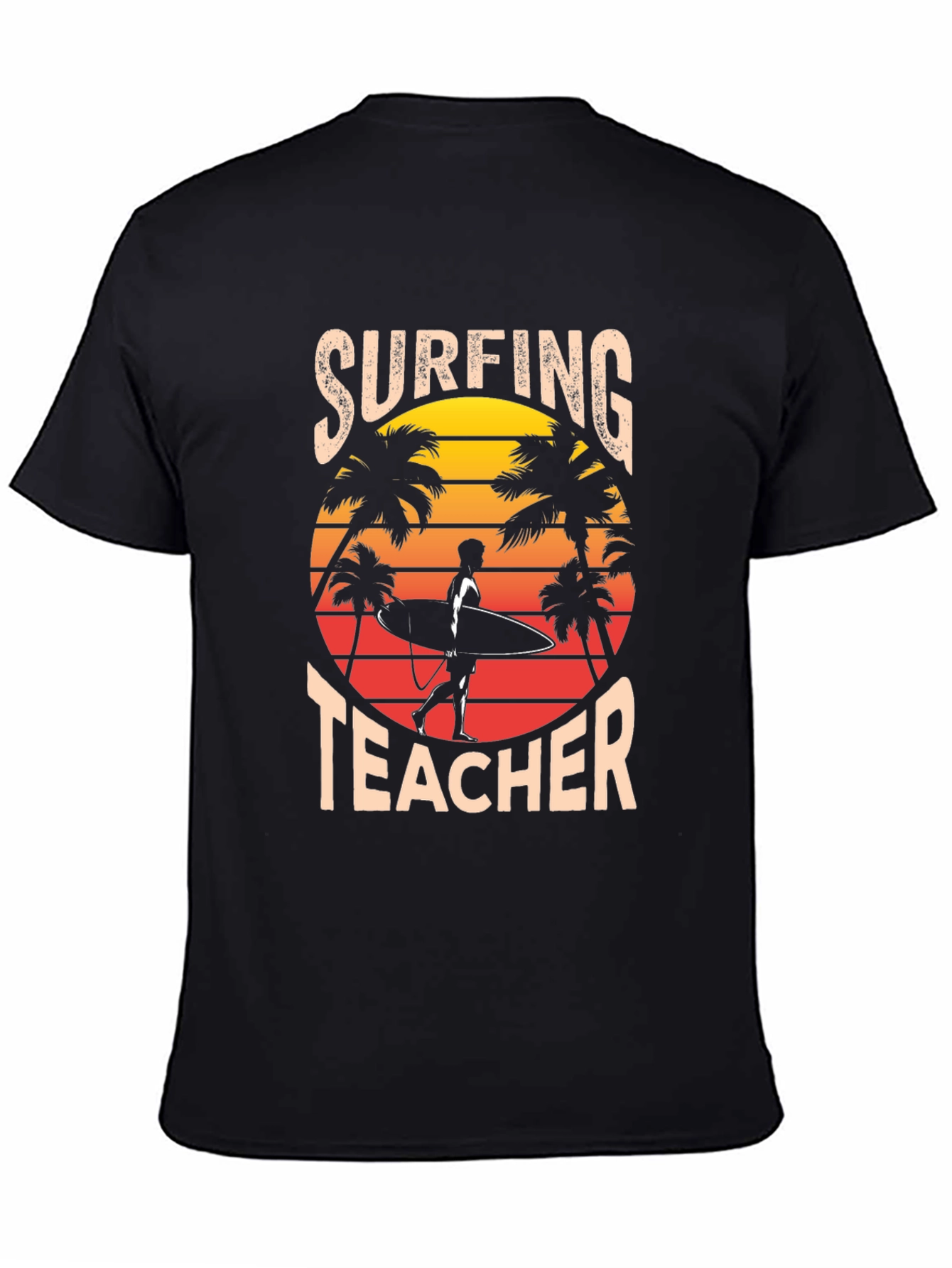 Camiseta Surfista Profesor Atardecer