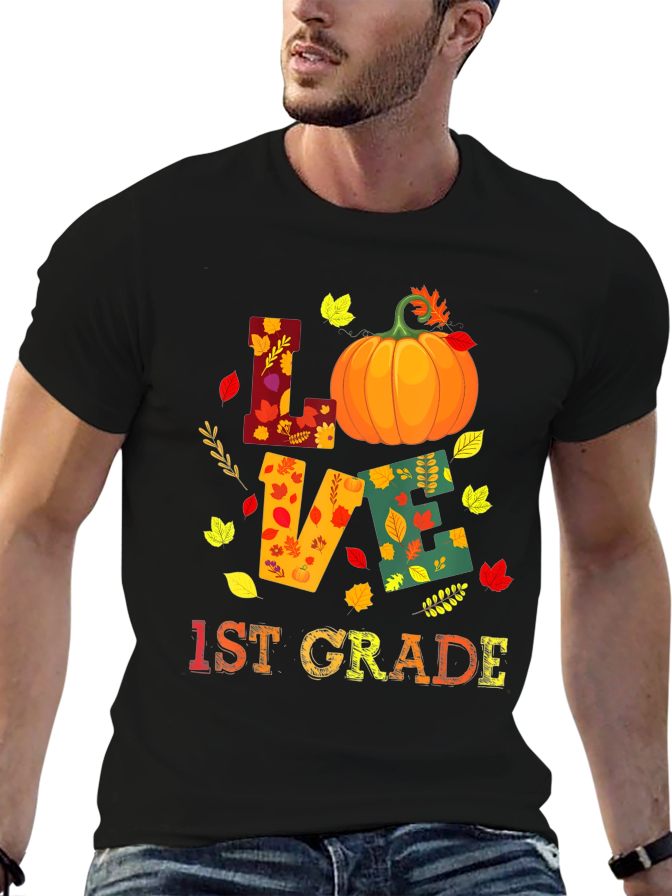 Camiseta Otoñal Love 1st Grade