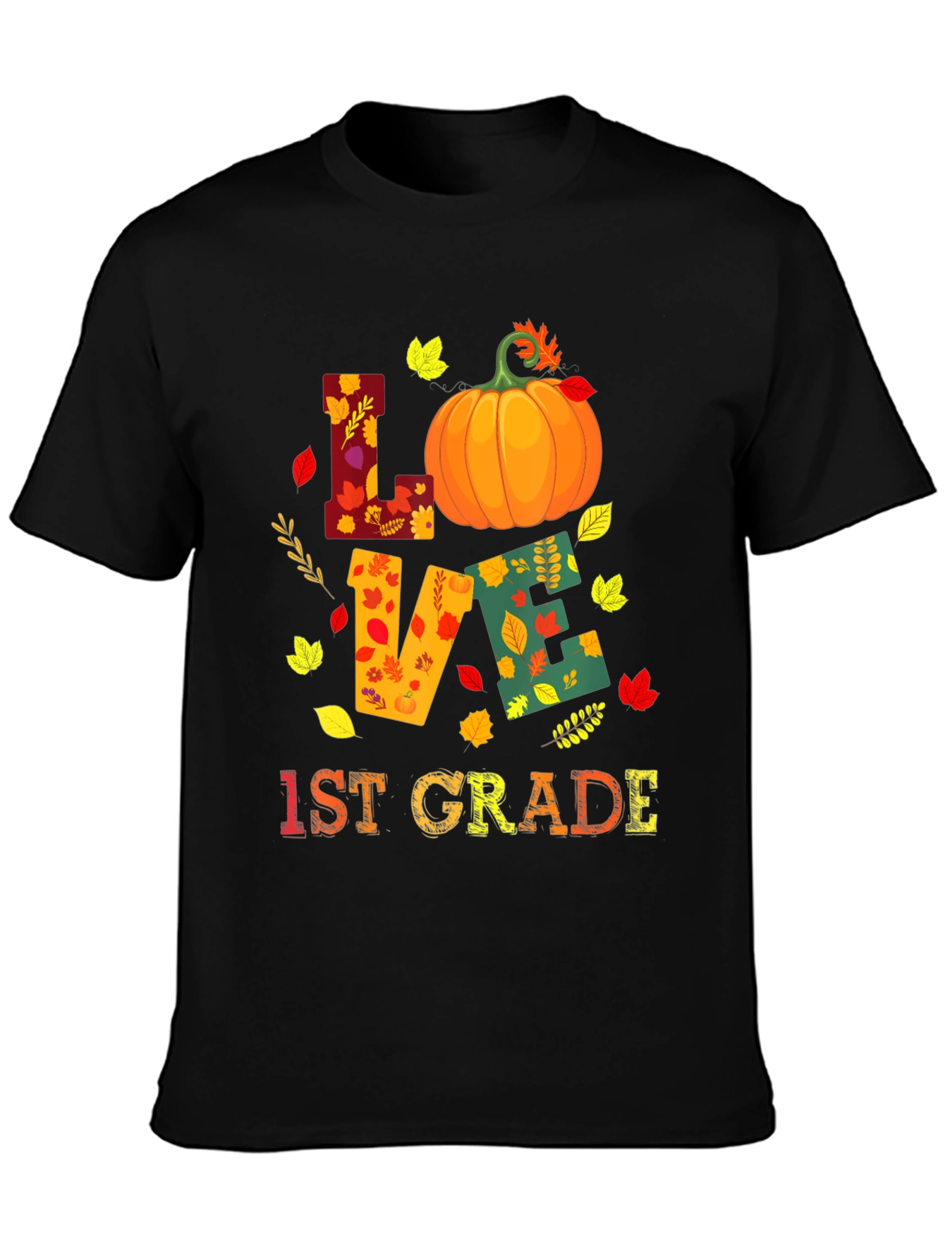 Camiseta Otoñal Love 1st Grade