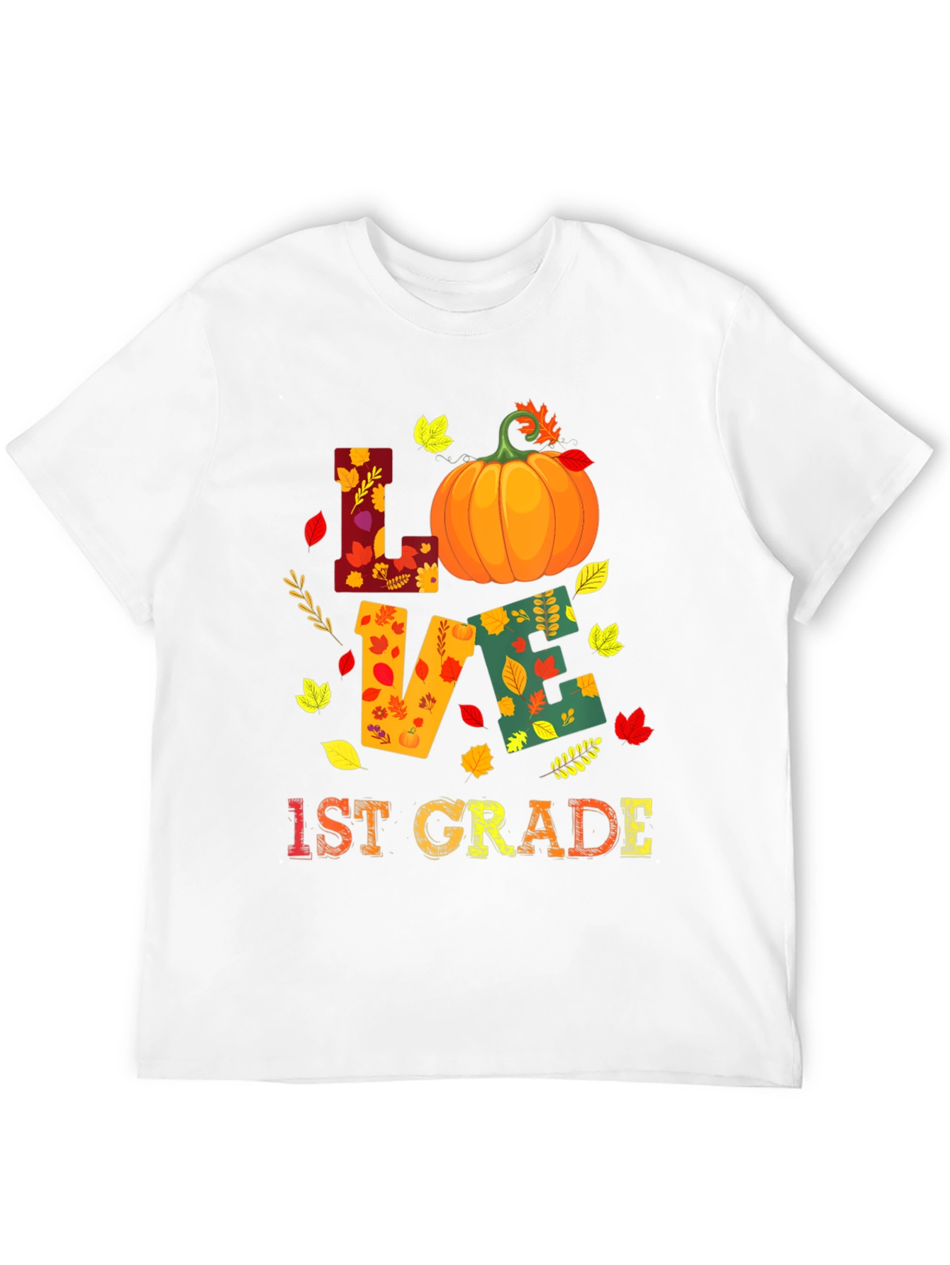 Camiseta Otoñal Love 1st Grade