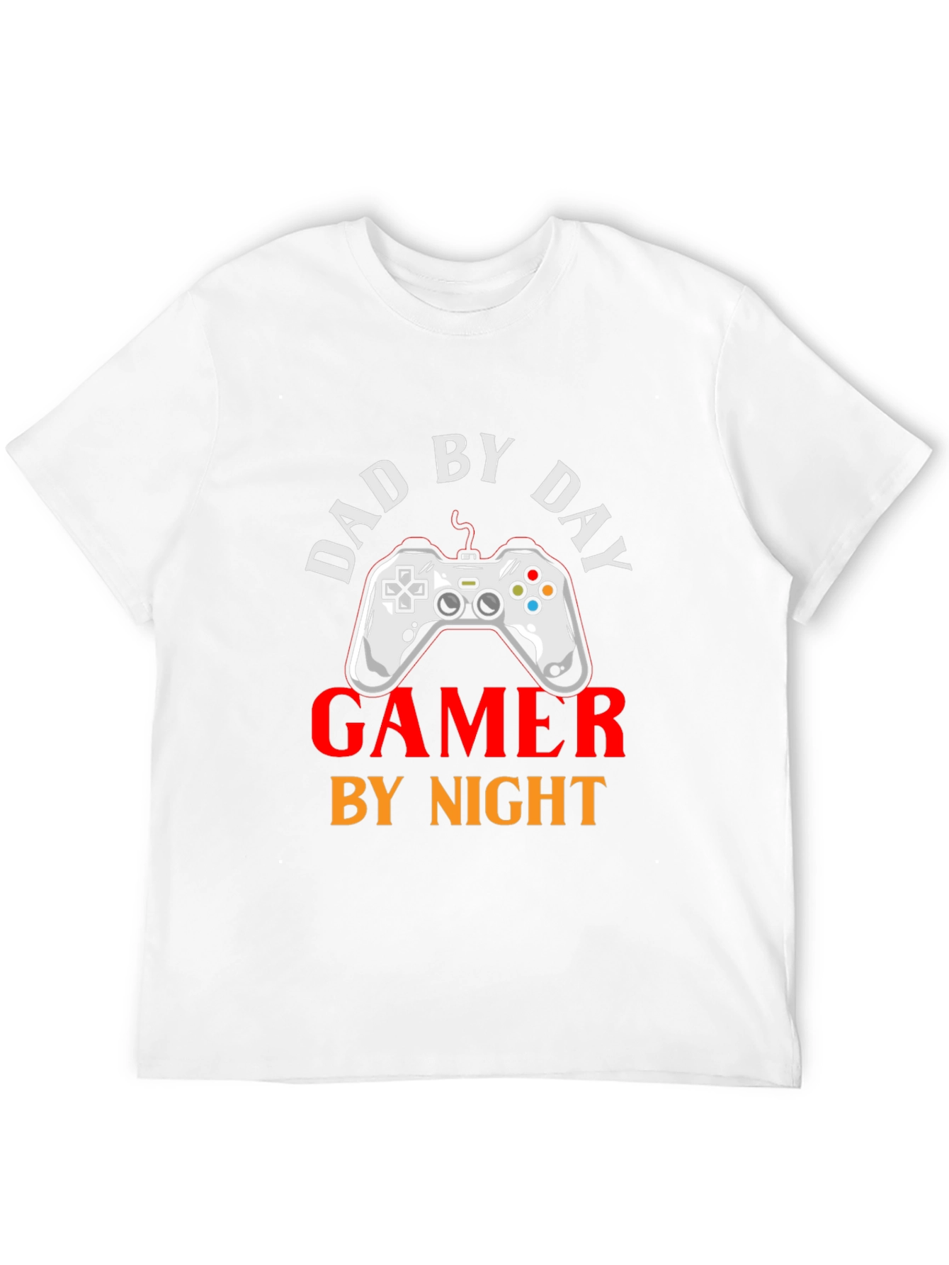 Camiseta Hombre: Papá de Día Gamer de Noche