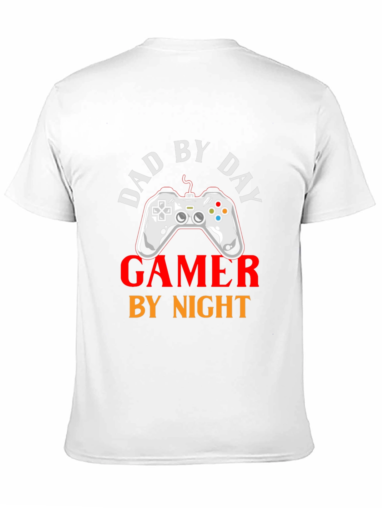 Camiseta Hombre: Papá de Día Gamer de Noche