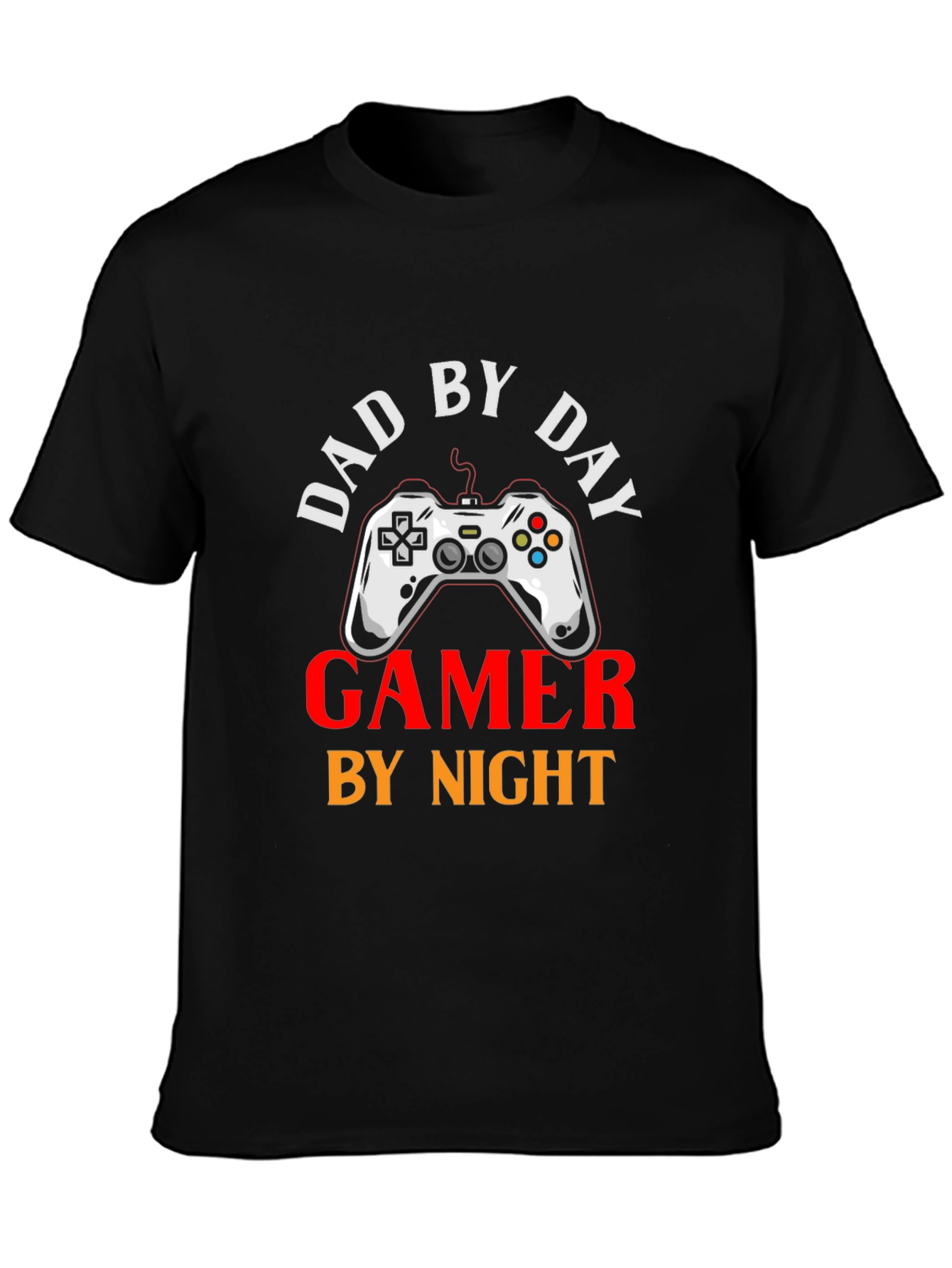 Camiseta Hombre: Papá de Día Gamer de Noche