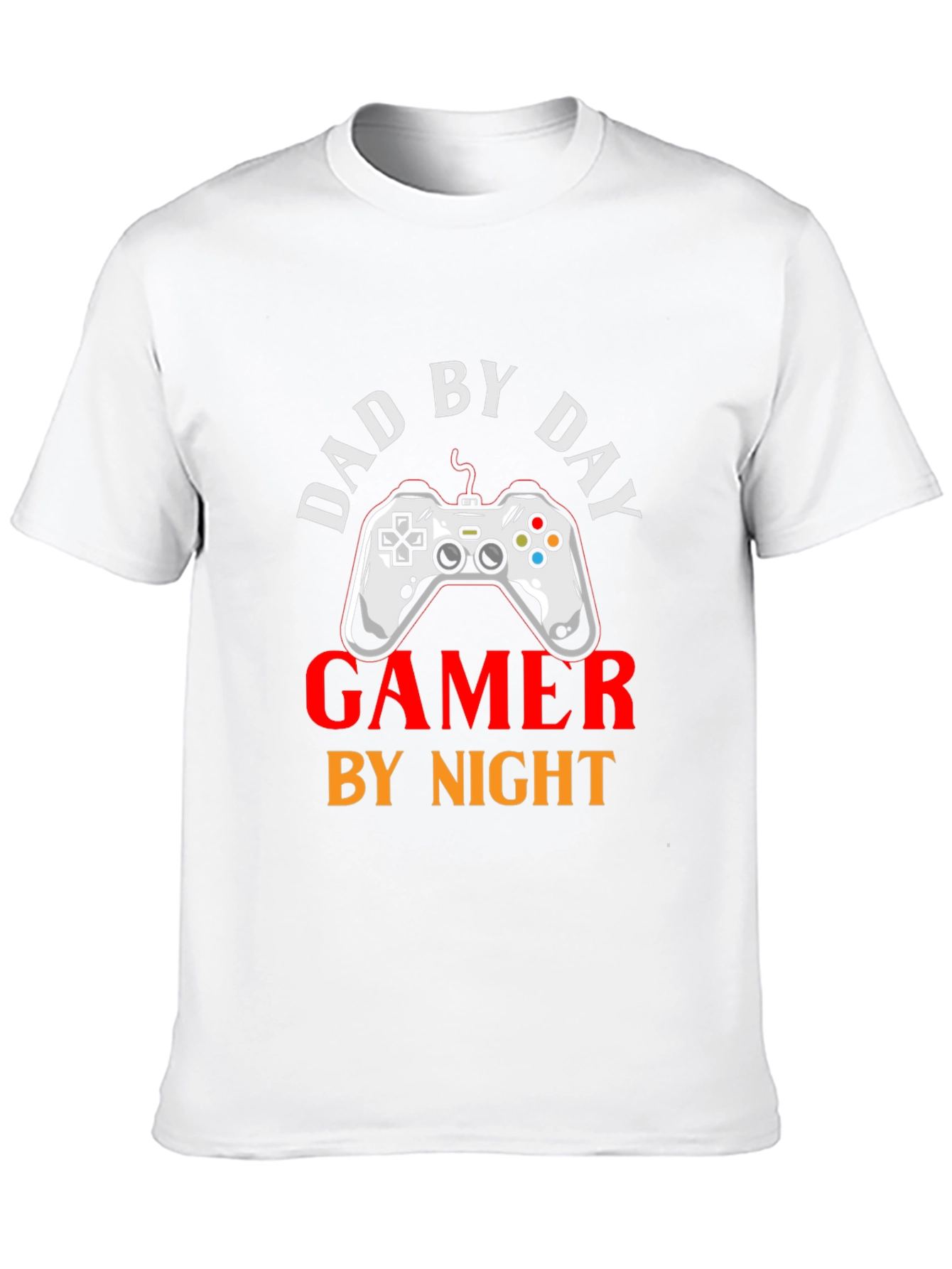 Camiseta Hombre: Papá de Día Gamer de Noche