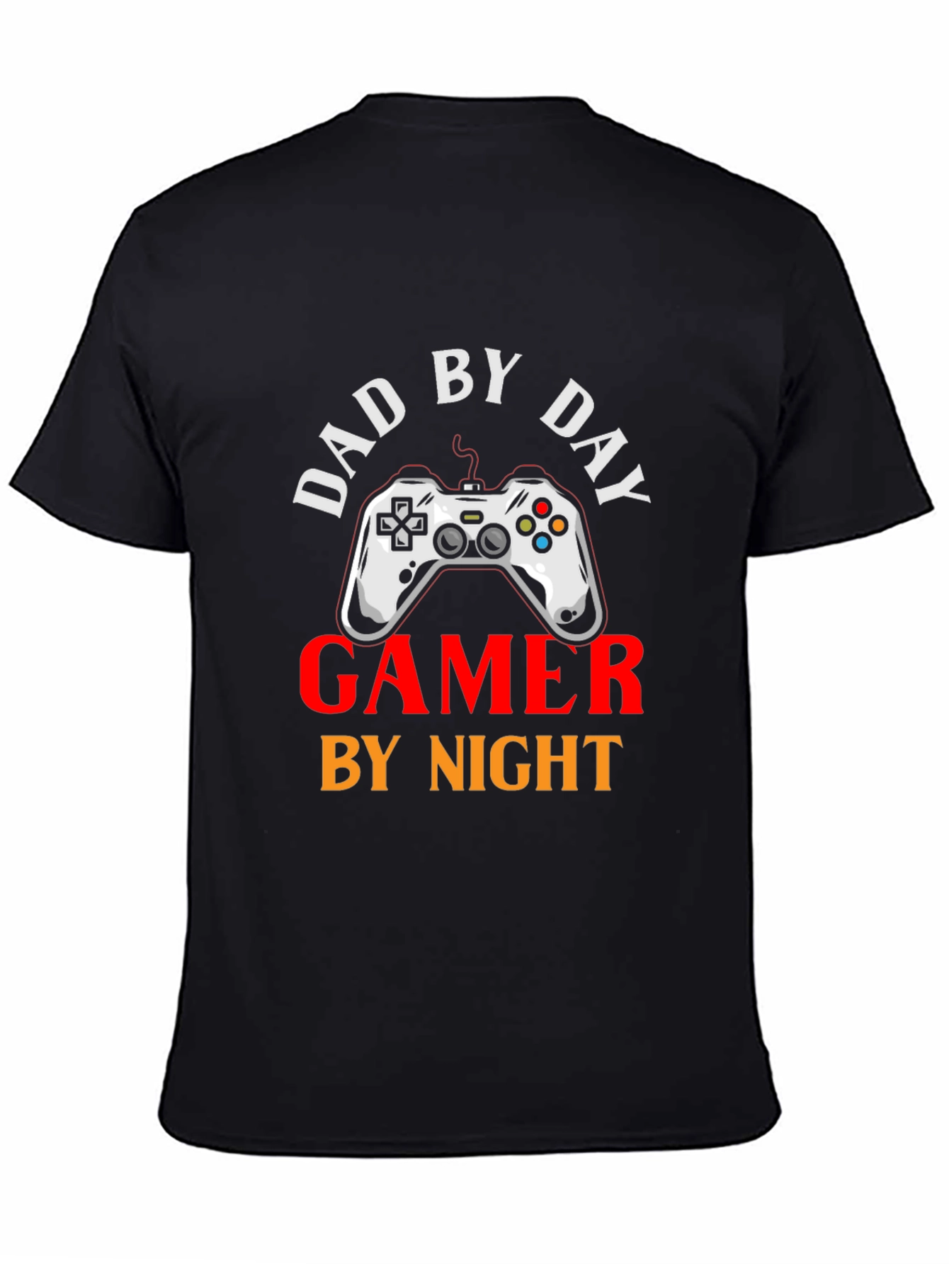 Camiseta Hombre: Papá de Día Gamer de Noche