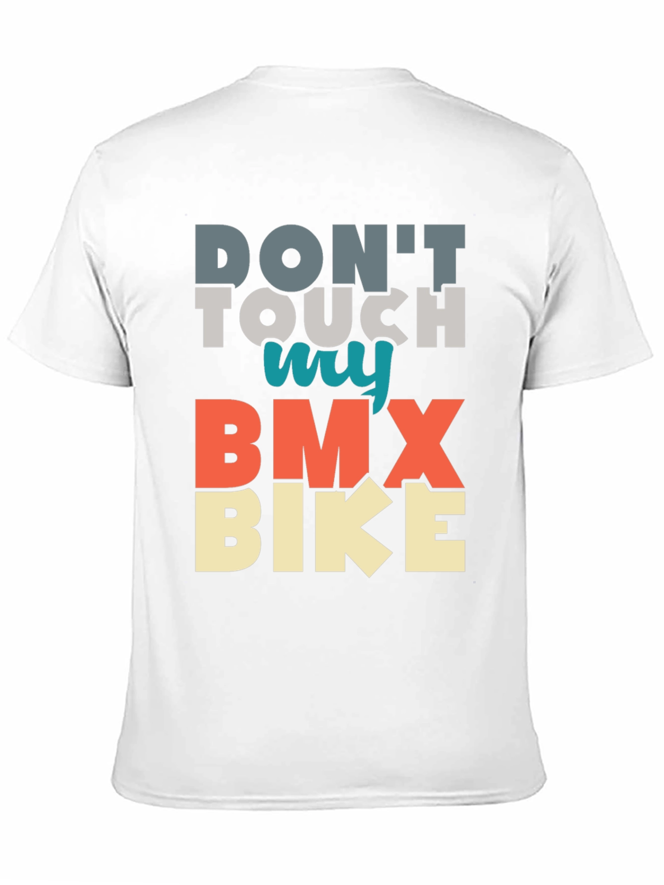 Camiseta Negra No Toques Mi BMX