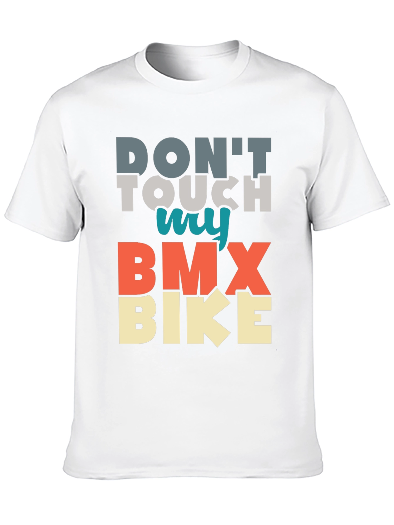 Camiseta Negra No Toques Mi BMX