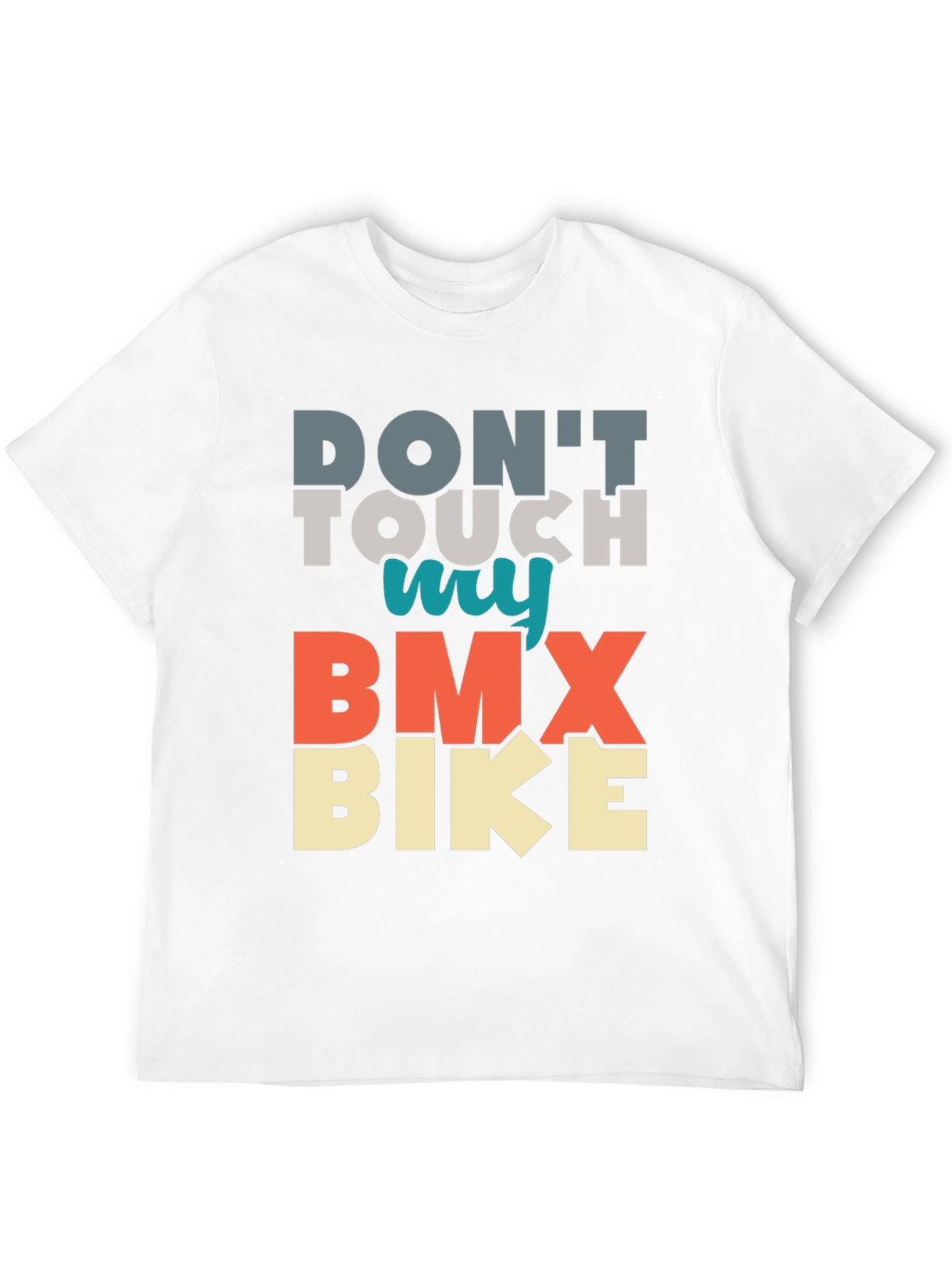 Camiseta Negra No Toques Mi BMX