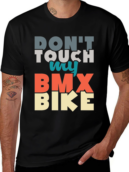 Camiseta Negra No Toques Mi BMX