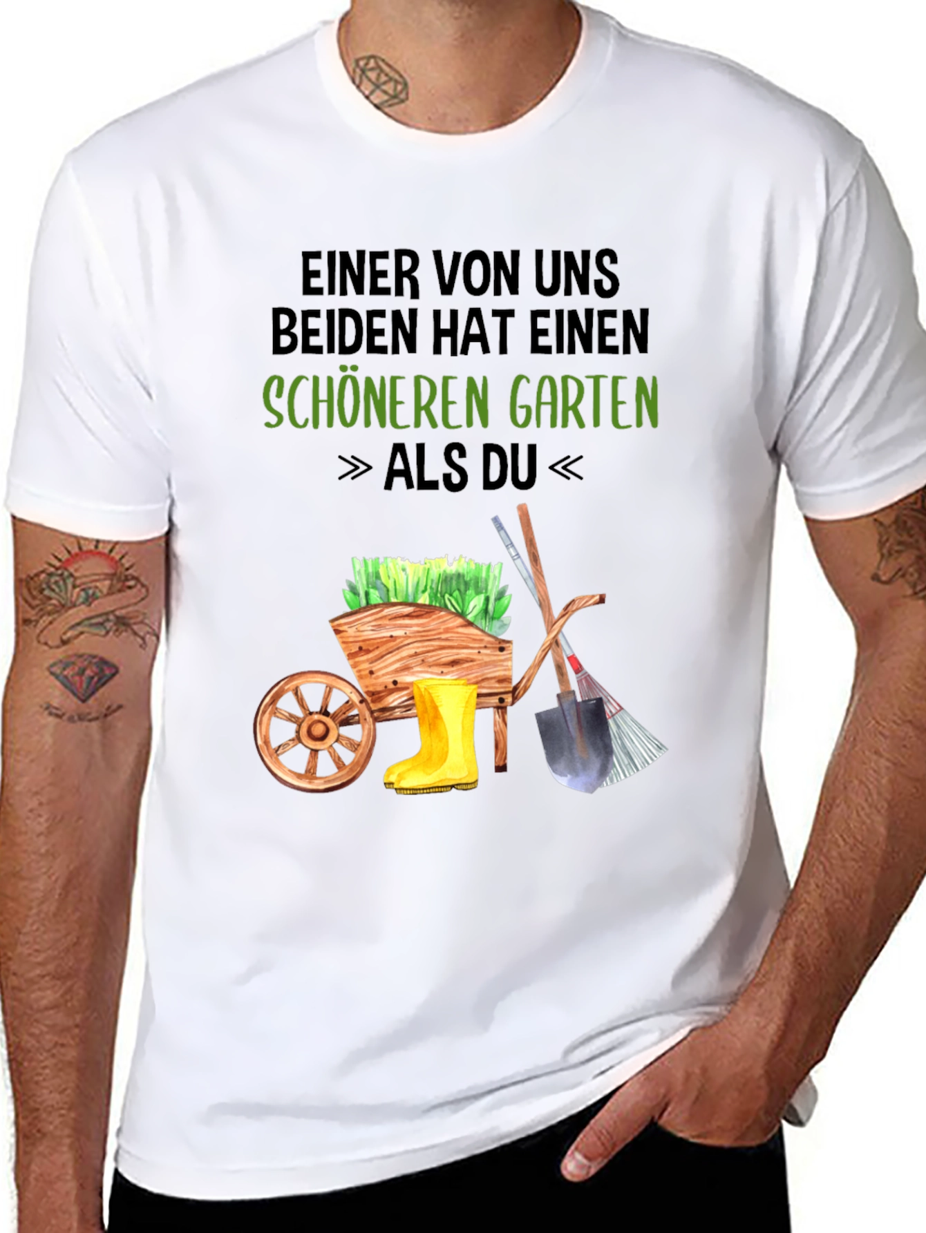 Camiseta Jardinería: Jardín Más Bonito