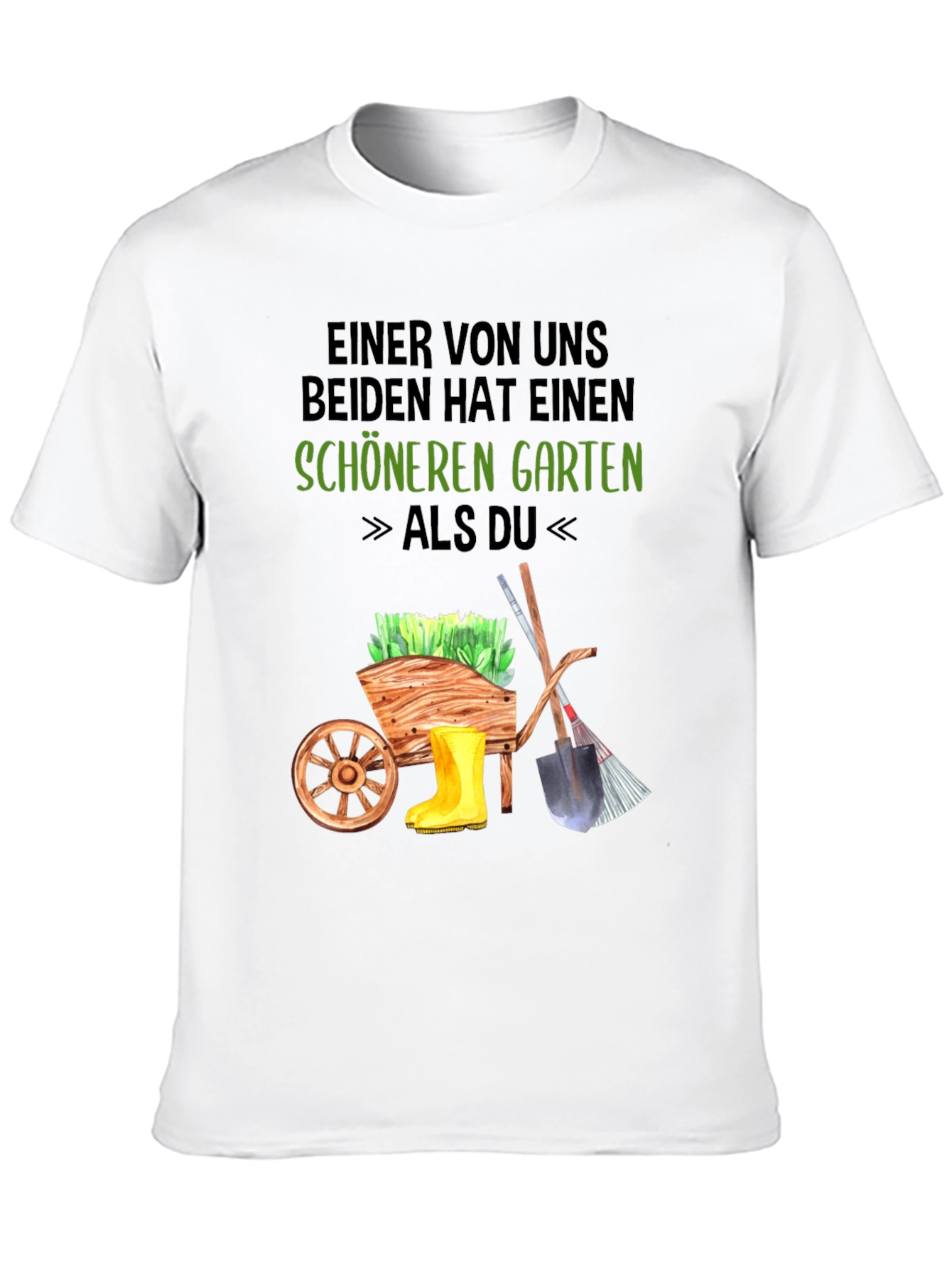 Camiseta Jardinería: Jardín Más Bonito