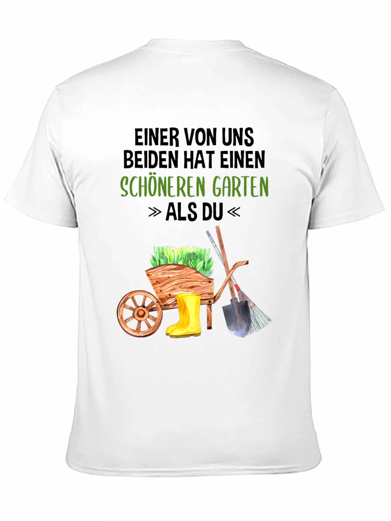 Camiseta Jardinería: Jardín Más Bonito