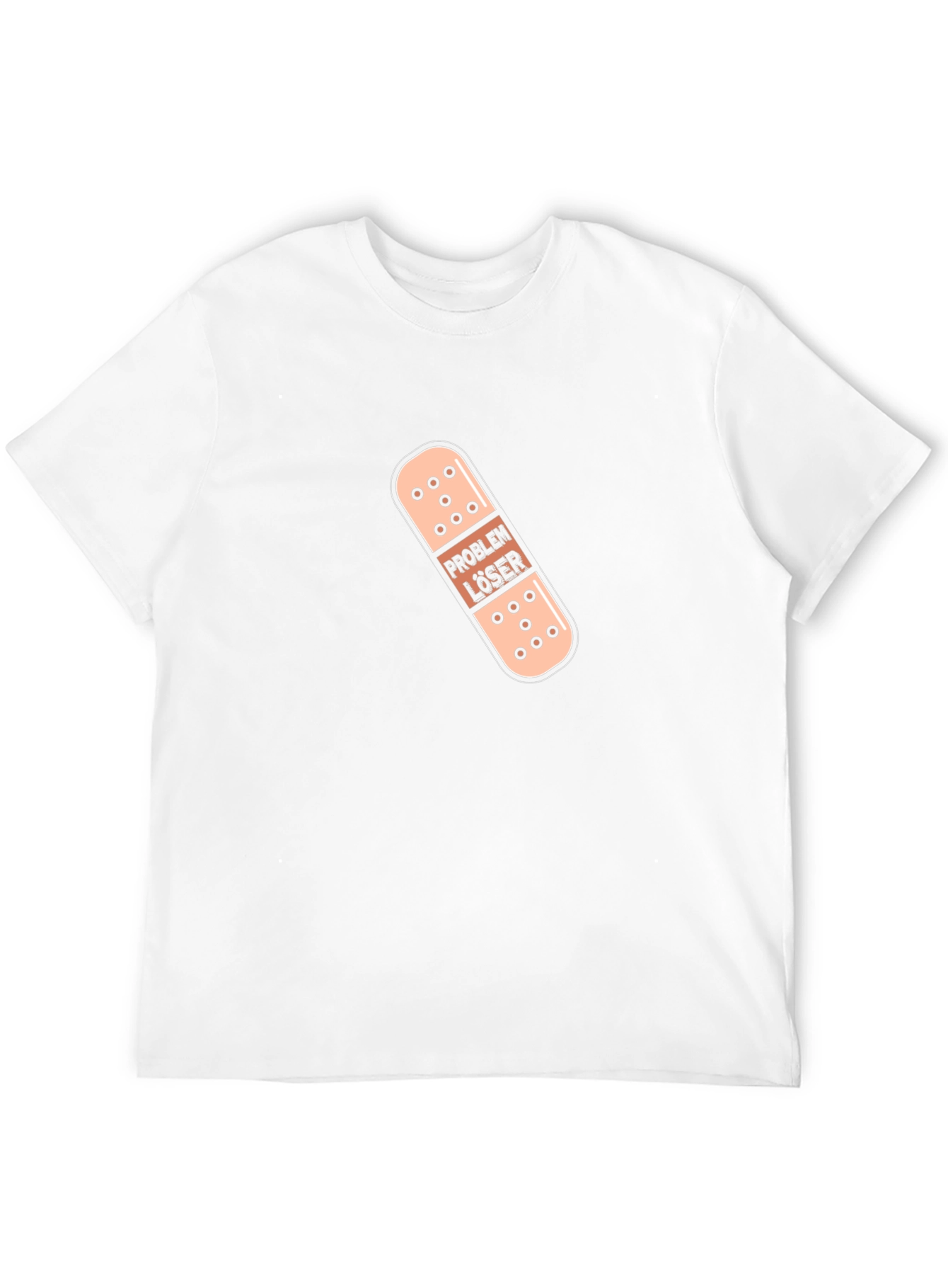 Camiseta Negra con Diseño Divertido Problema Lóser