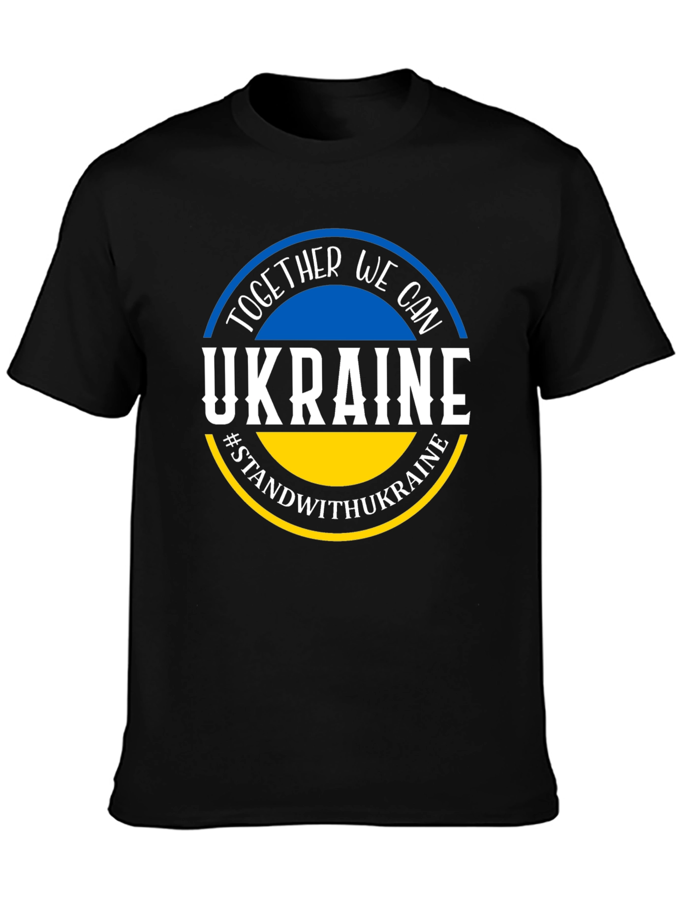 Camiseta Negra Solidaridad Ucrania