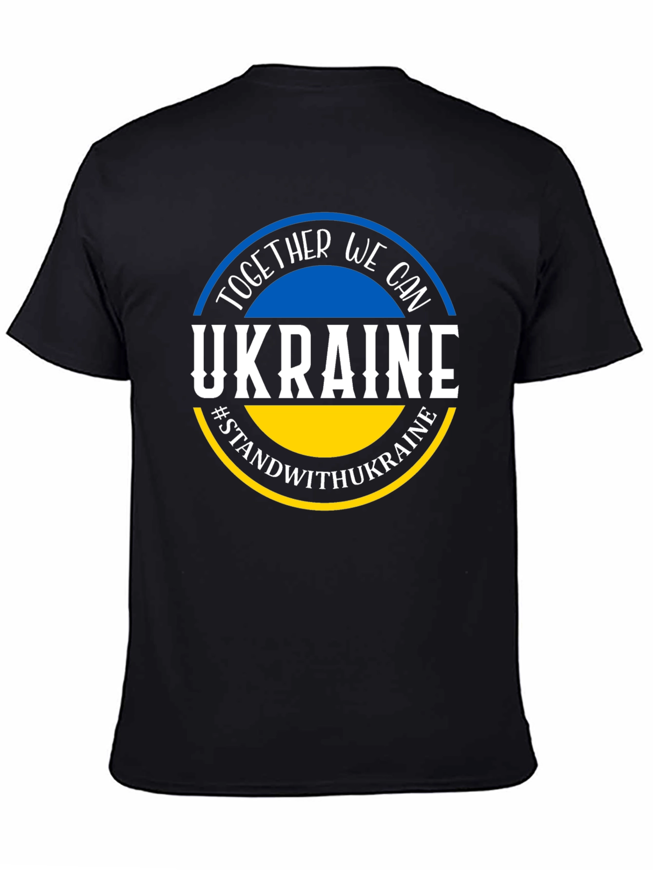 Camiseta Negra Solidaridad Ucrania
