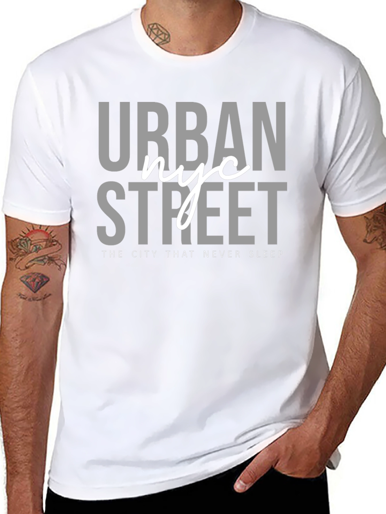 Camiseta Negra Urbana NYC Street
