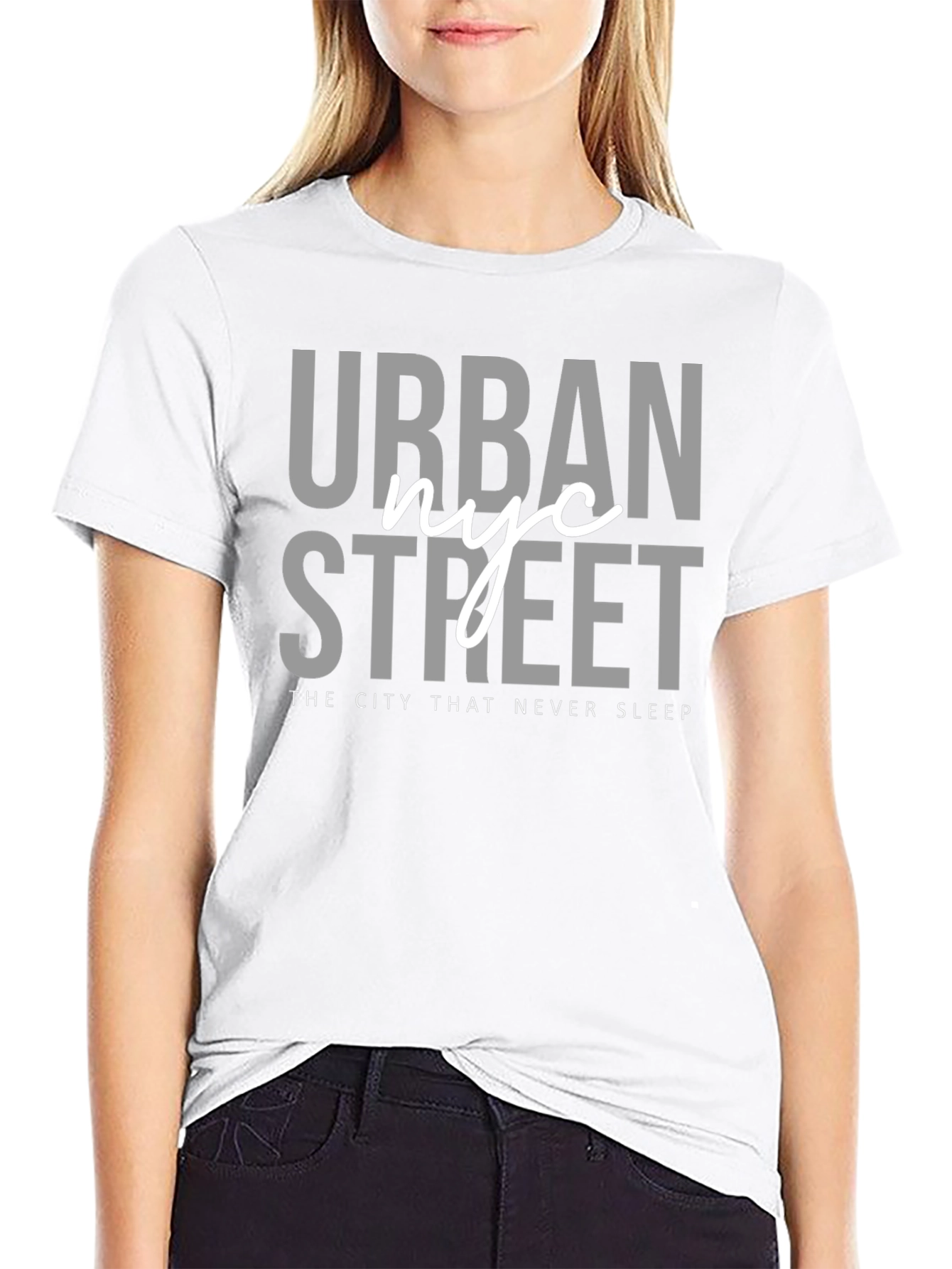 Camiseta Negra Urbana NYC Street