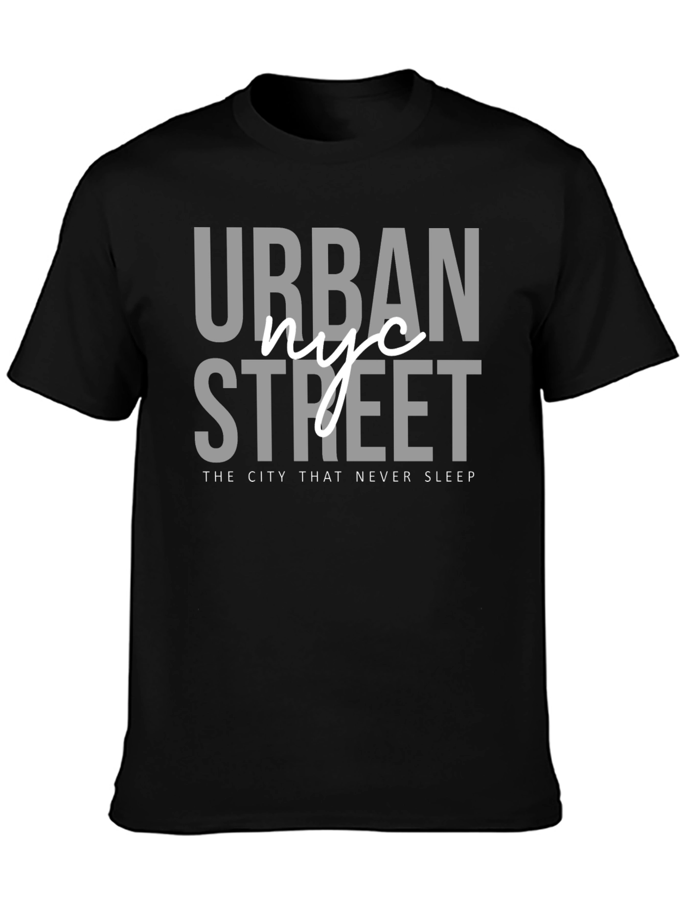 Camiseta Negra Urbana NYC Street