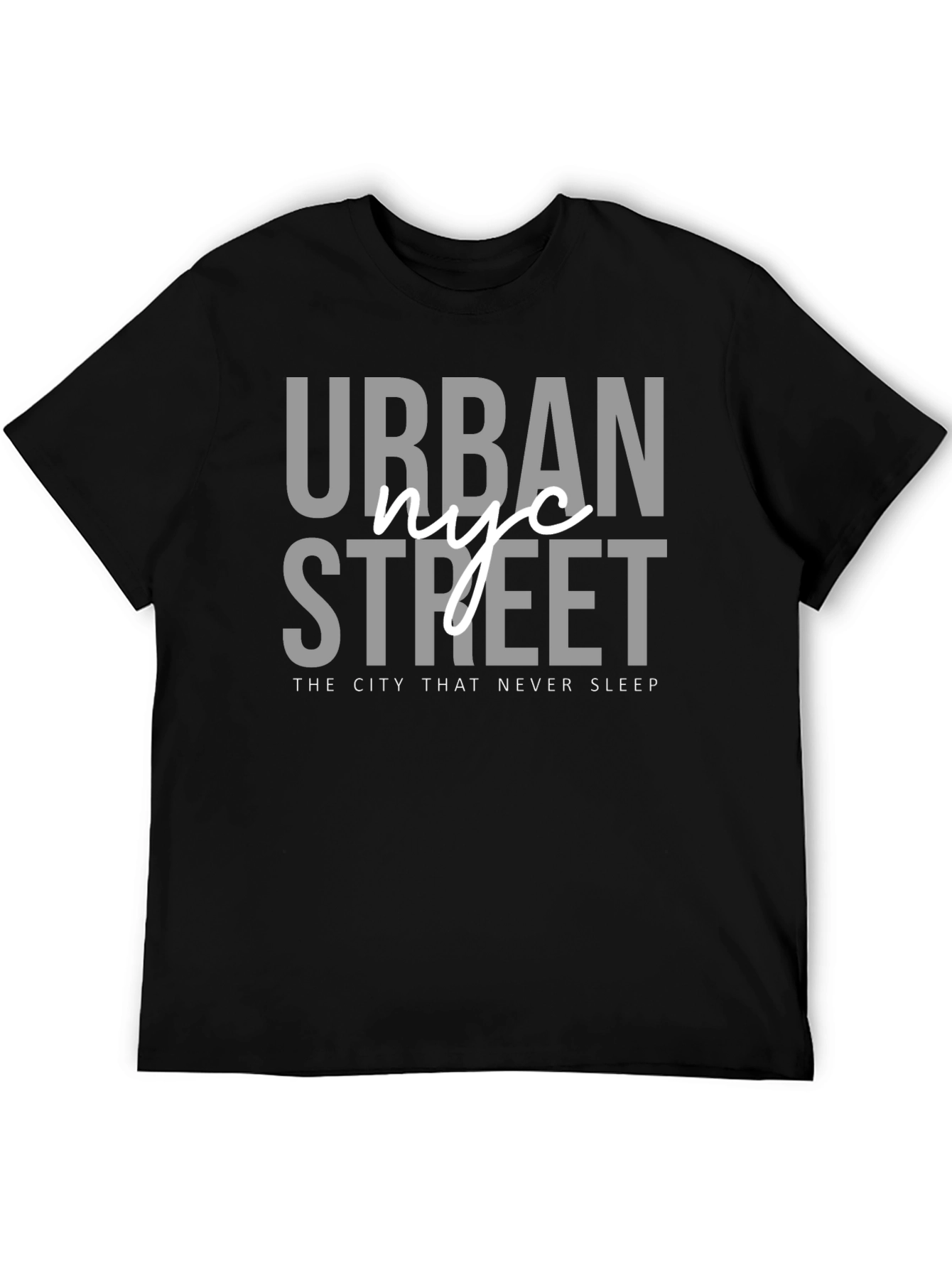 Camiseta Negra Urbana NYC Street