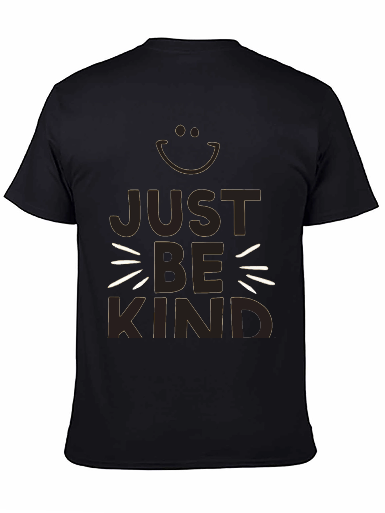 Camiseta Negra Just Be Kind Hombre