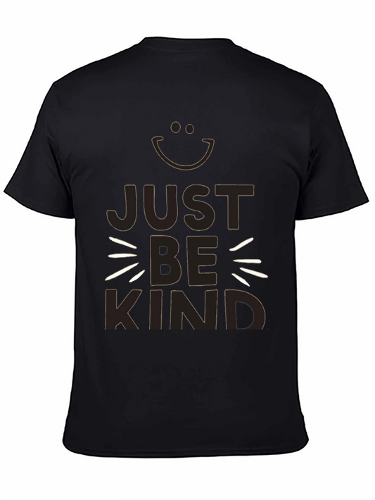 Camiseta Negra Just Be Kind Hombre