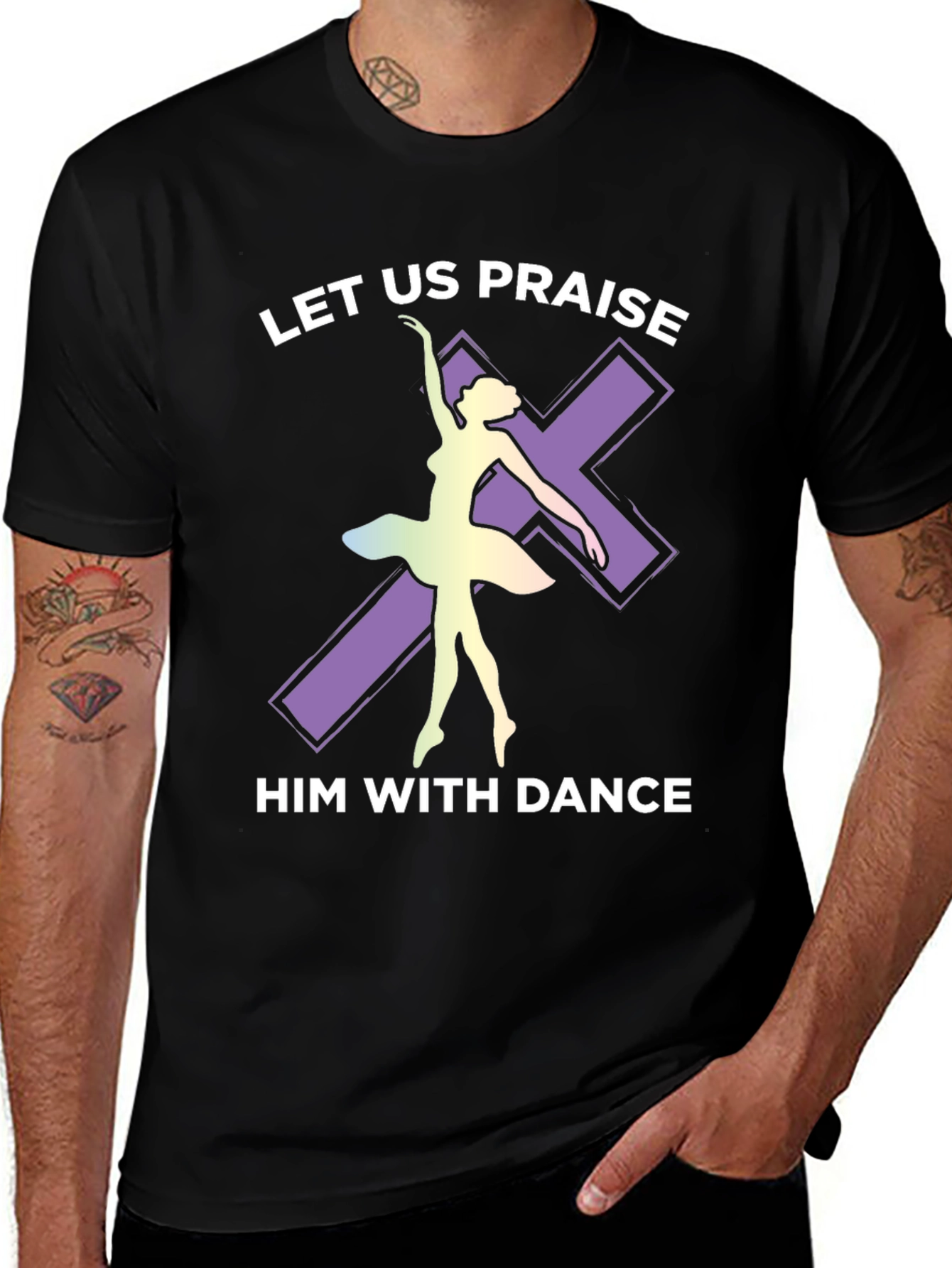 Camiseta Cristiana: Alabemos con Danza