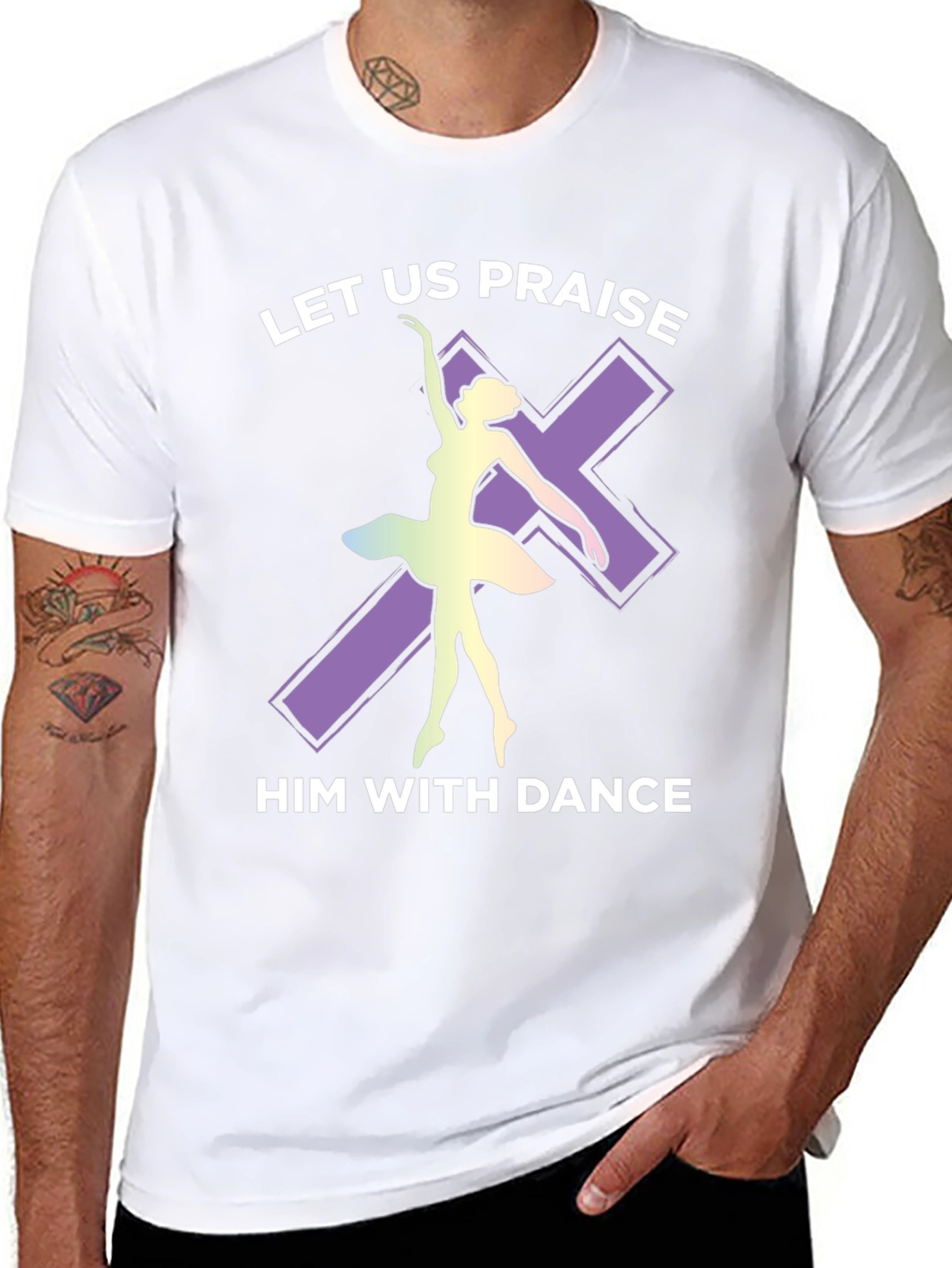 Camiseta Cristiana: Alabemos con Danza