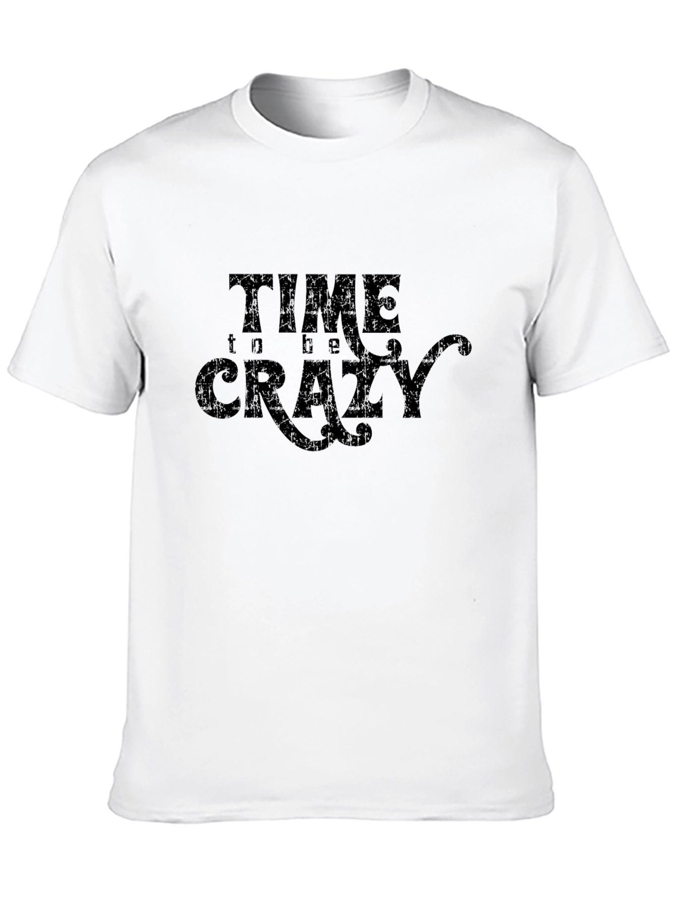 Camiseta Negra Time to be Crazy