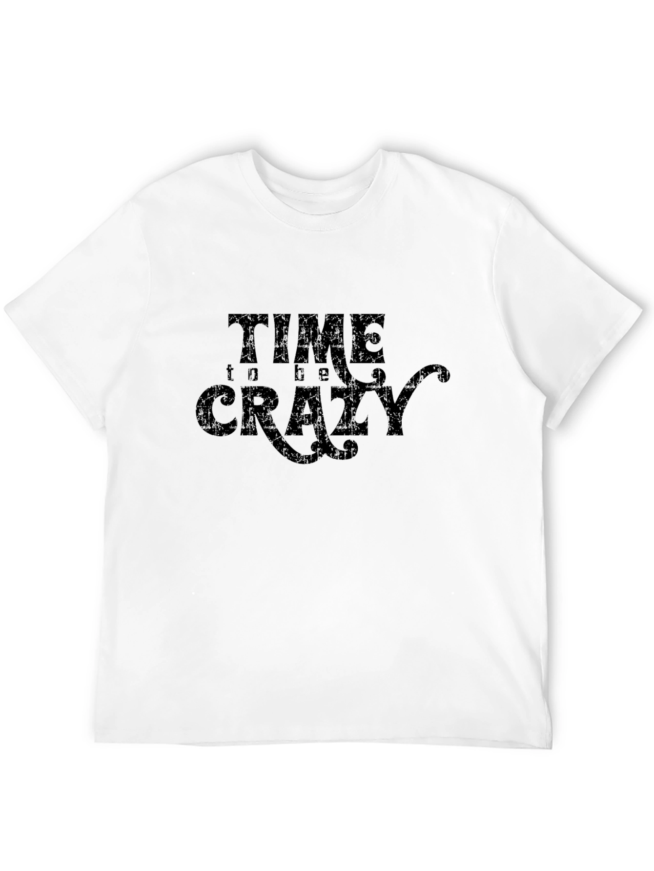 Camiseta Negra Time to be Crazy