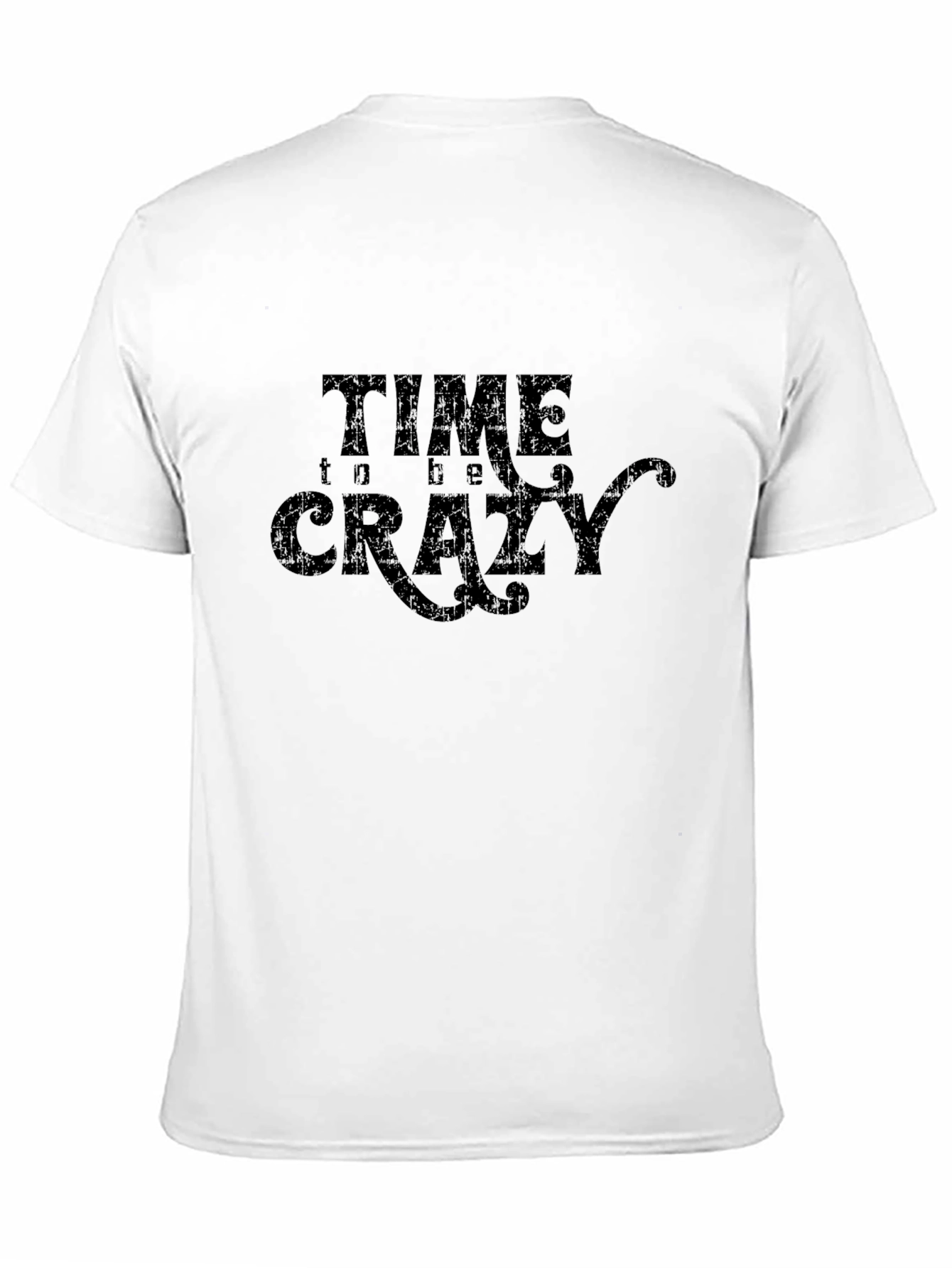 Camiseta Negra Time to be Crazy