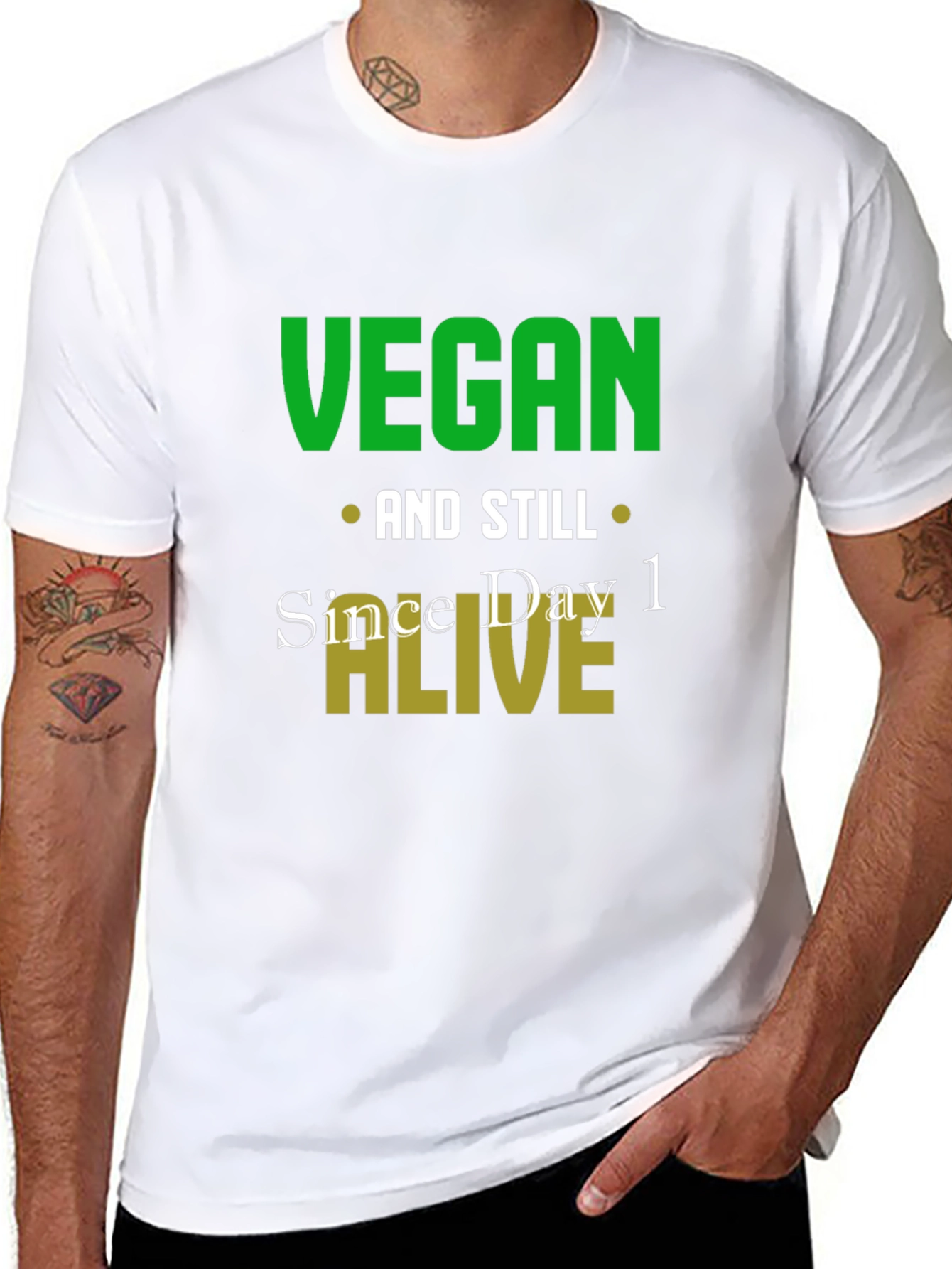 Camiseta Vegana - ¡Aún Vivo!