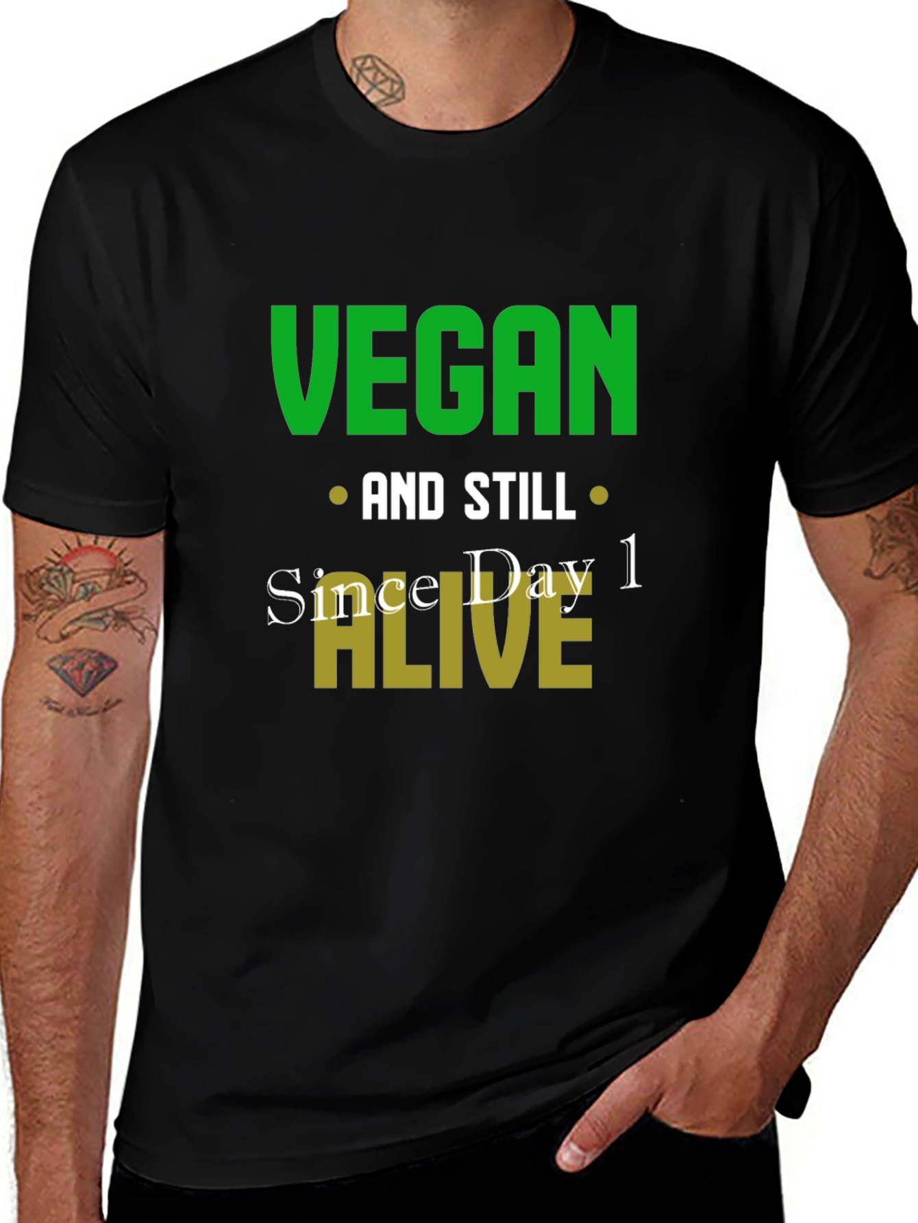 Camiseta Vegana - ¡Aún Vivo!