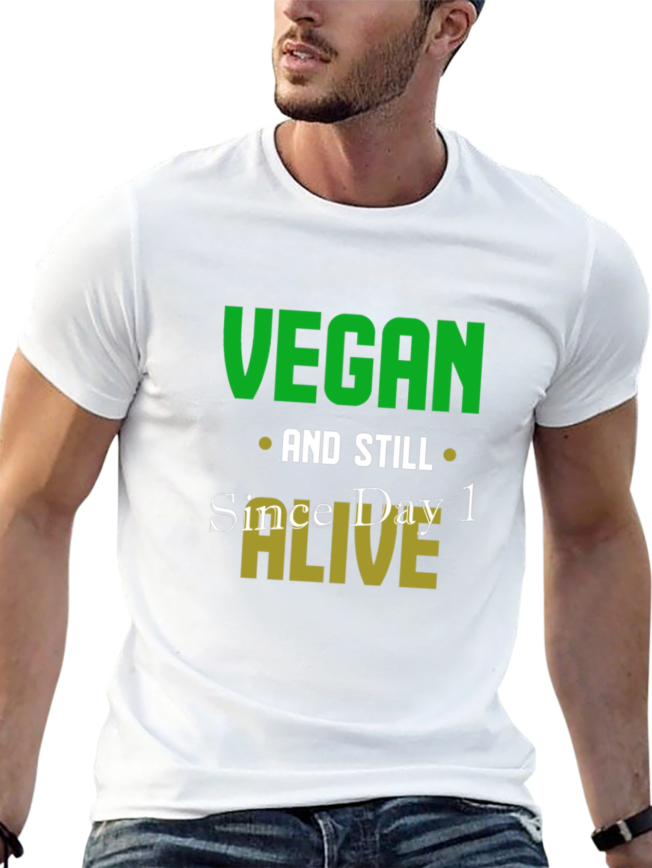Camiseta Vegana - ¡Aún Vivo!