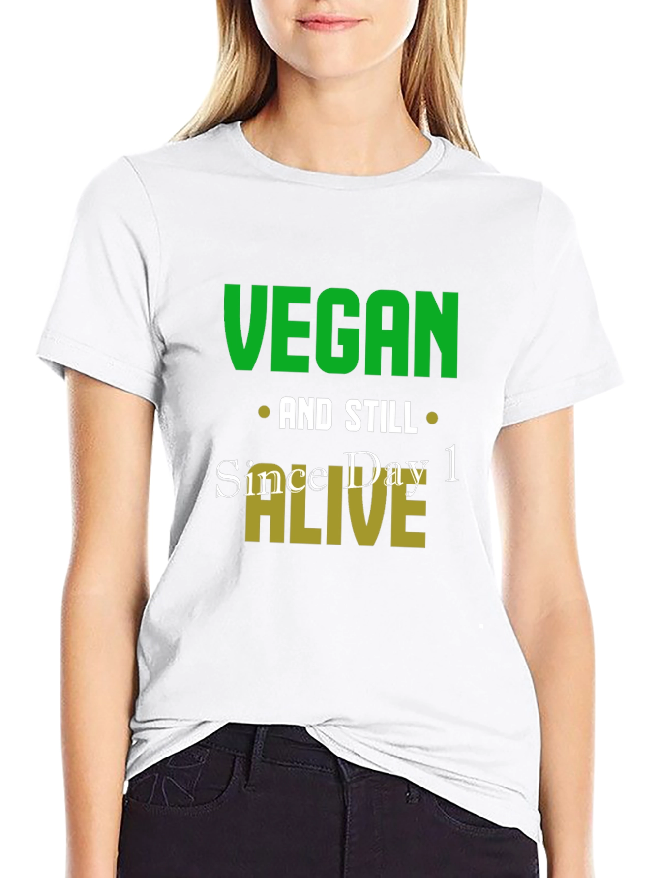Camiseta Vegana - ¡Aún Vivo!