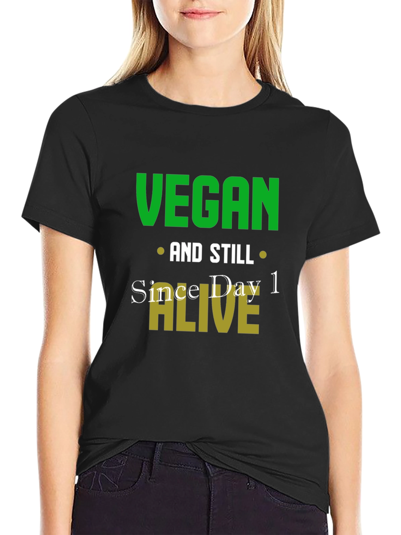 Camiseta Vegana - ¡Aún Vivo!