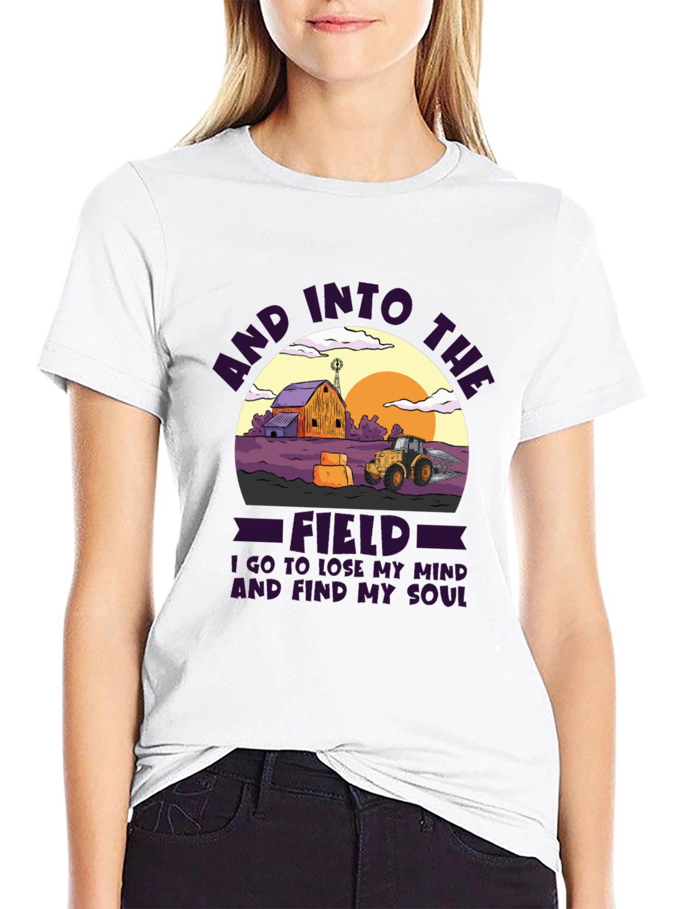 Camiseta Gráfica Into The Field Algodón