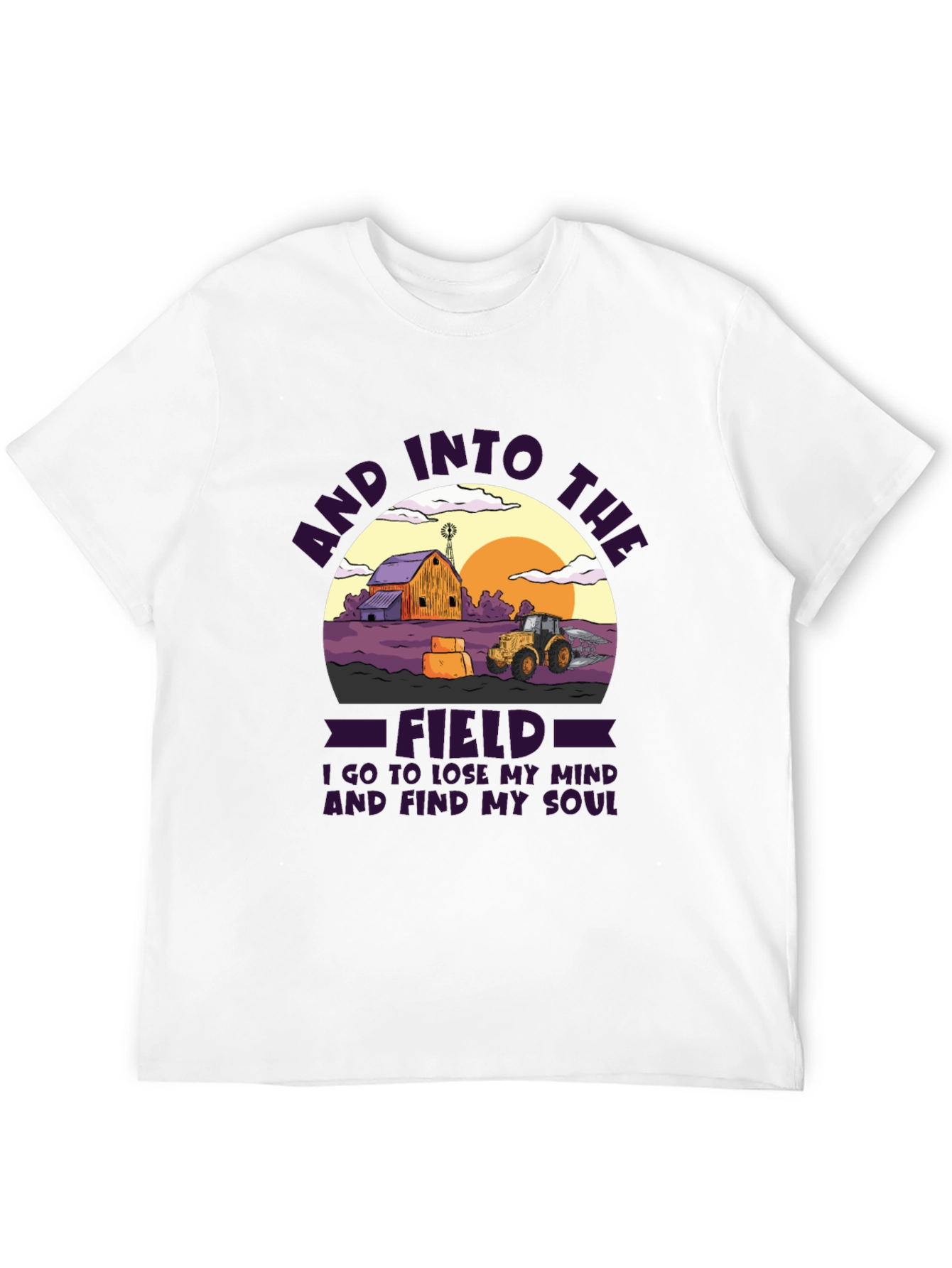 Camiseta Gráfica Into The Field Algodón