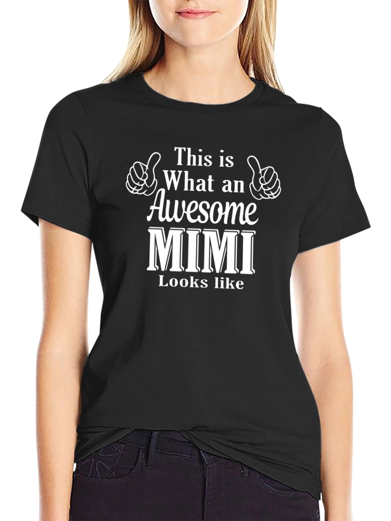 Camiseta Negra - La Mimi Más Increíble