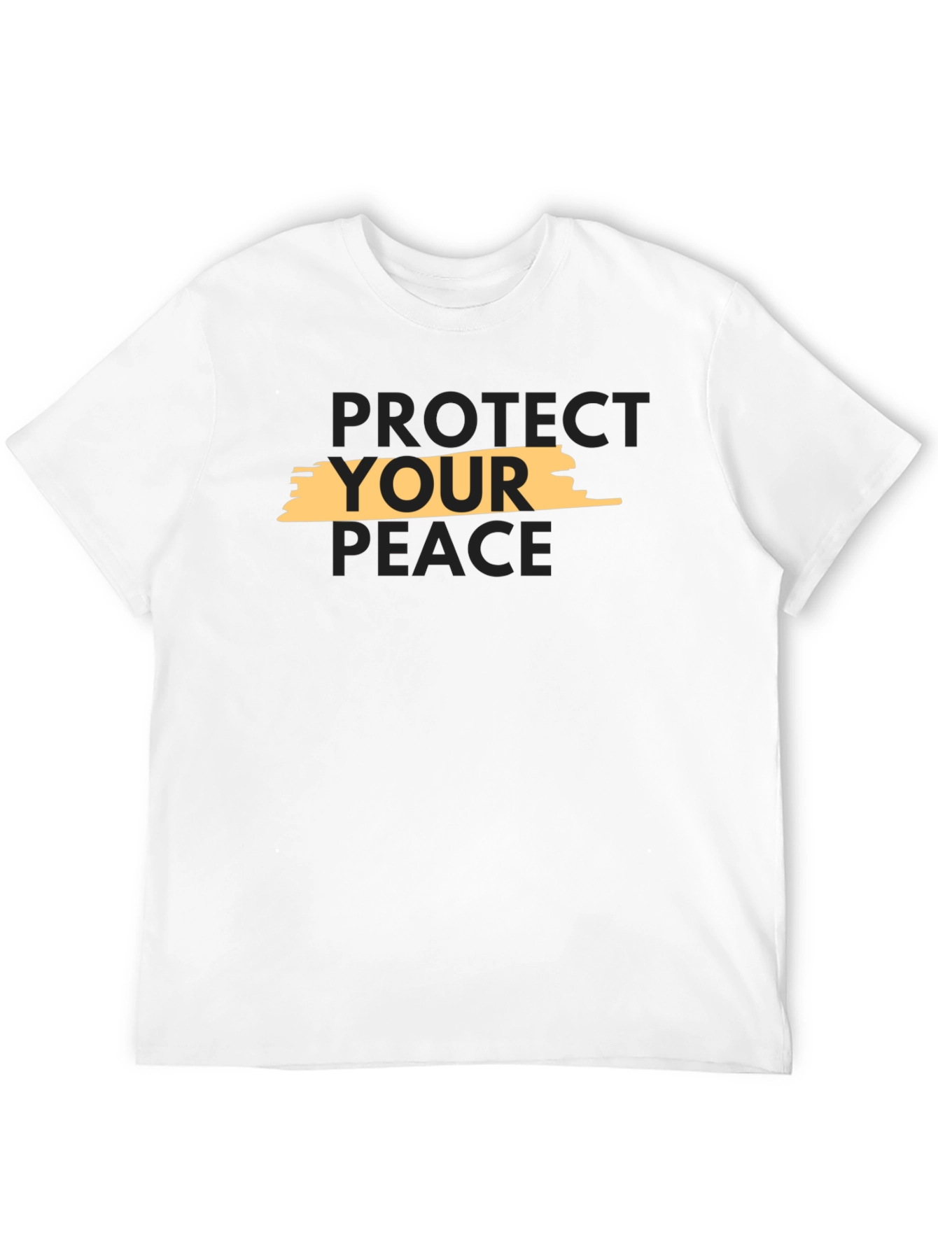 Camiseta Negra Protege Tu Paz