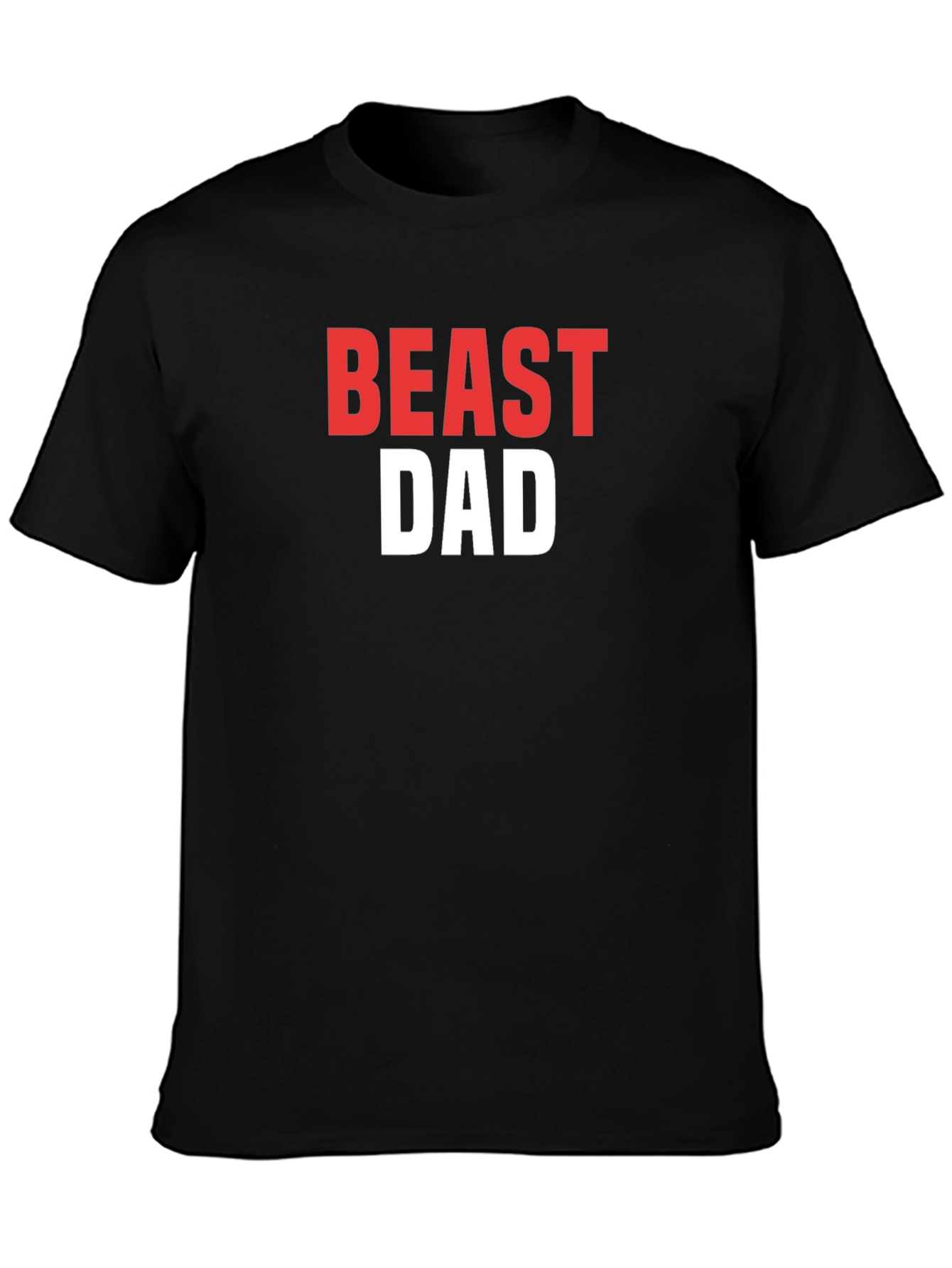 Camiseta Beast Dad Negra para Hombre