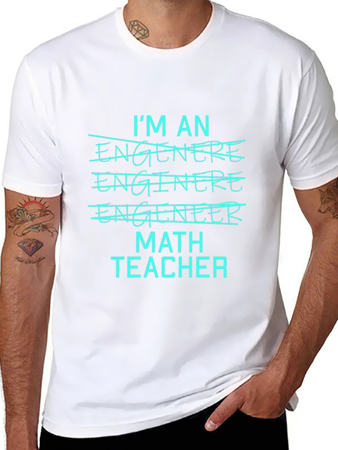 Camiseta Hombre Soy Profesor de Matemáticas