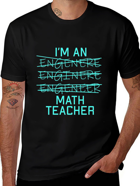 Camiseta Hombre Soy Profesor de Matemáticas