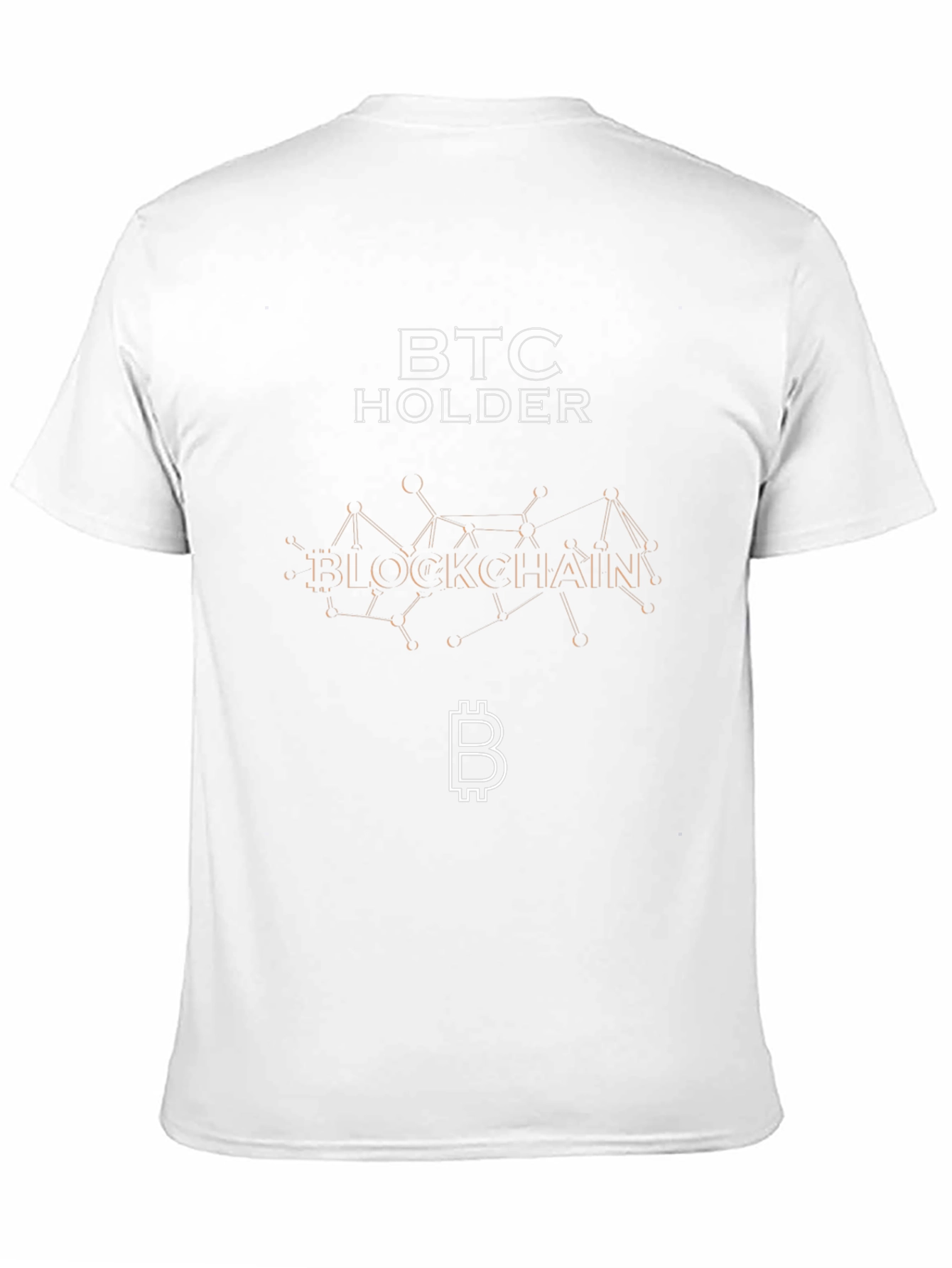Camiseta Negra BTC Holder Blockchain