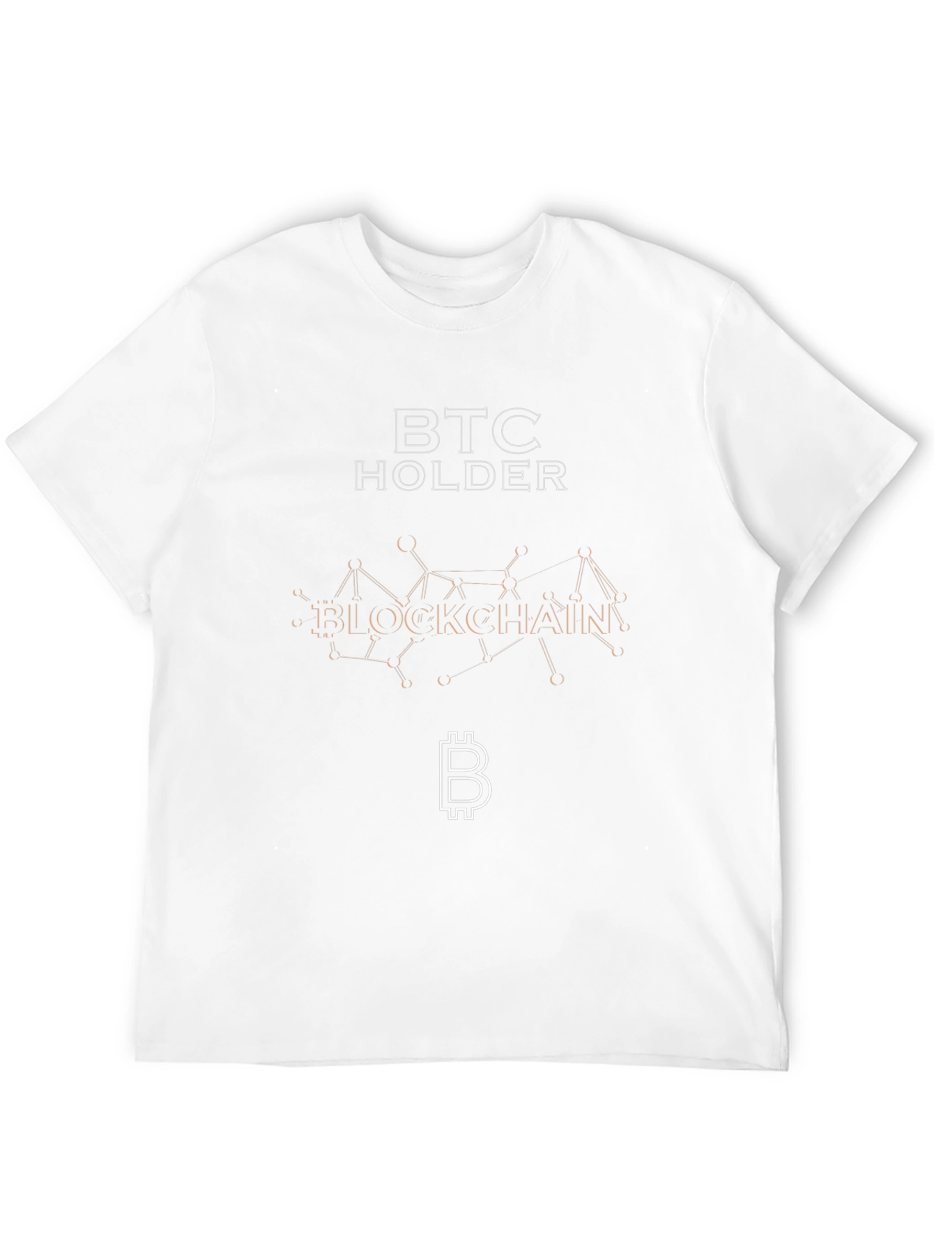 Camiseta Negra BTC Holder Blockchain